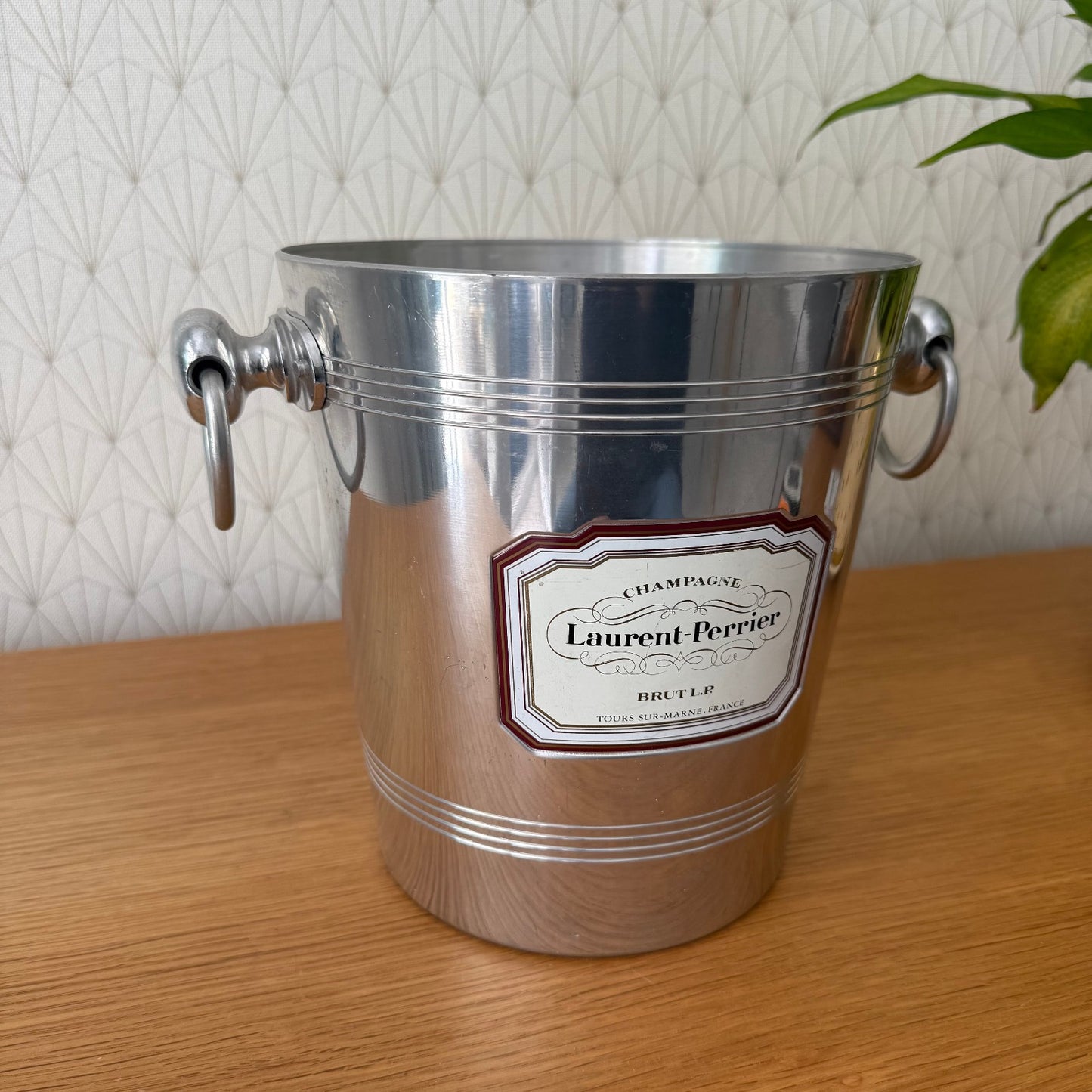 Vintage French Champagne Ice Bucket Cooler Made France Laurent Perrier 2307251