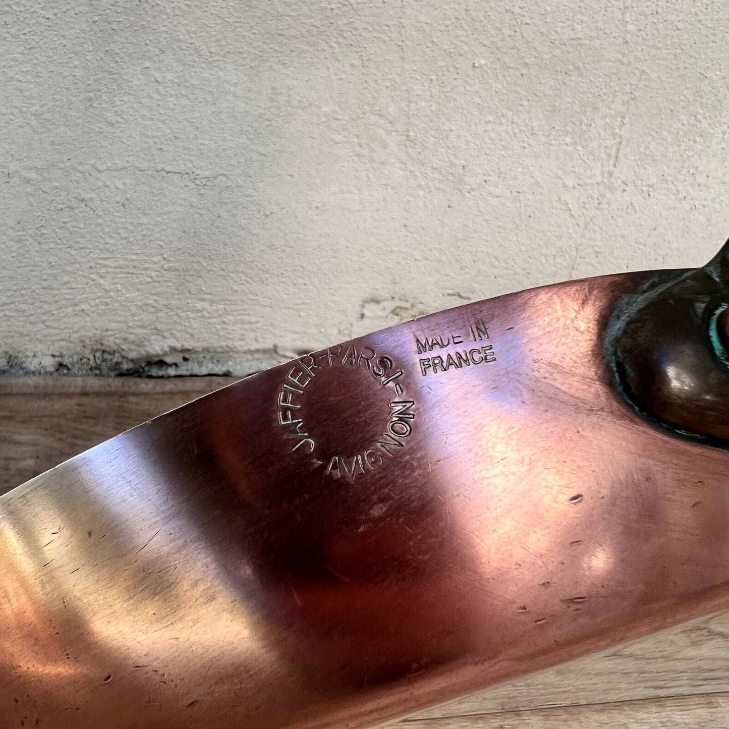 French Copper Fish Pan Oval Jaffier Parsi Avignon Vintage Cookware 1709225 Unbranded