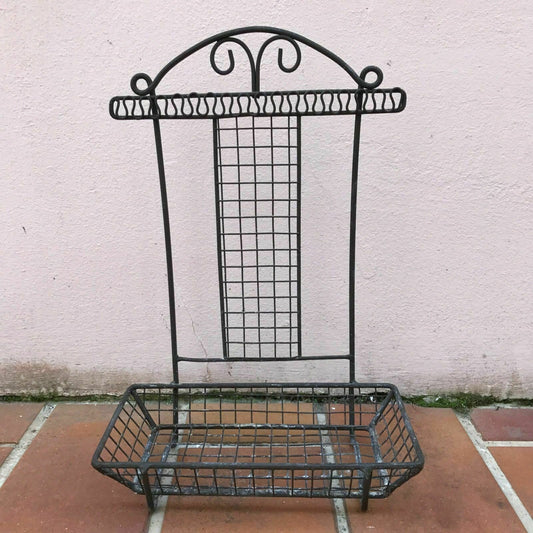 French Wire Basket Vintage Metal Kitchen Organizer Soap Dish Sponge Holder Unbranded