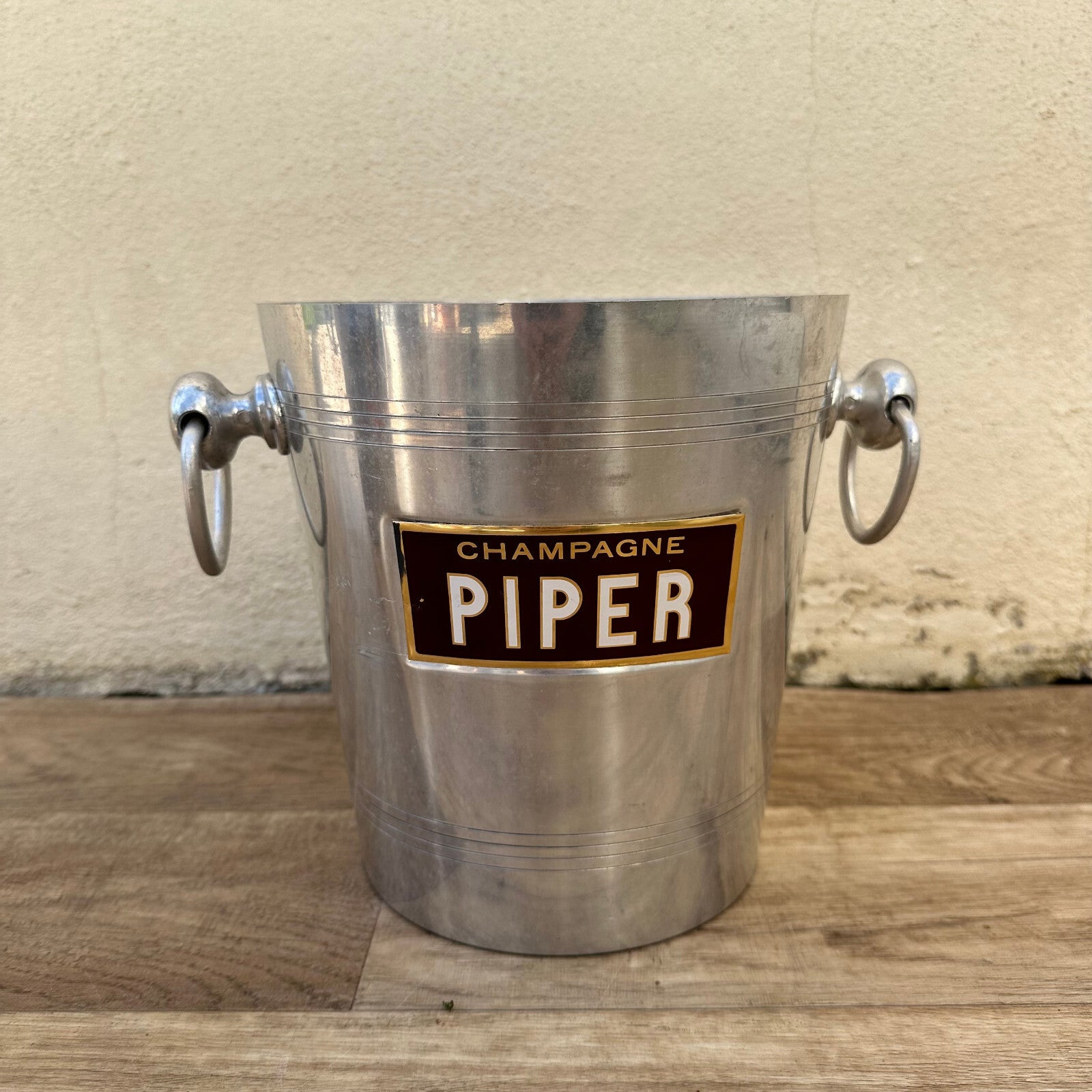 Vintage French Champagne Ice Bucket Cooler Made in France PIPER 12092420 Fleamarketfrance