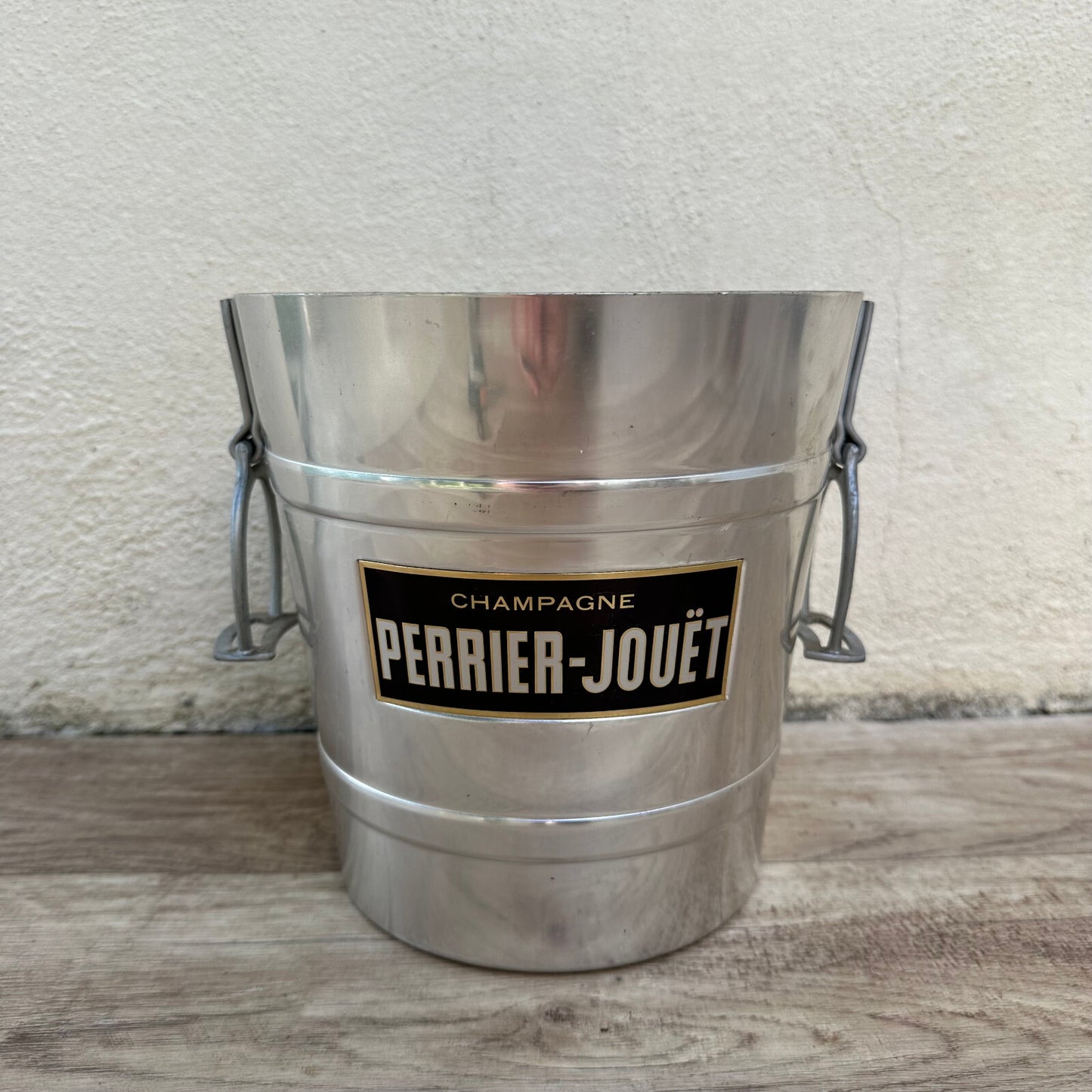 Vintage Perrier Jouet Champagne Ice Bucket French Metal Cooler 2802254 Perrier-Jouët