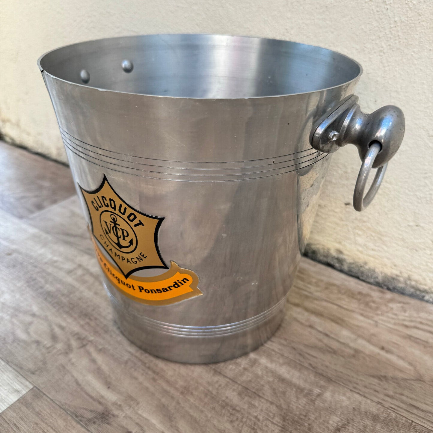 Vintage French Champagne Ice Bucket Cooler Made France VEUVE CLICQUOT 1201252 - Fleamarketfrance