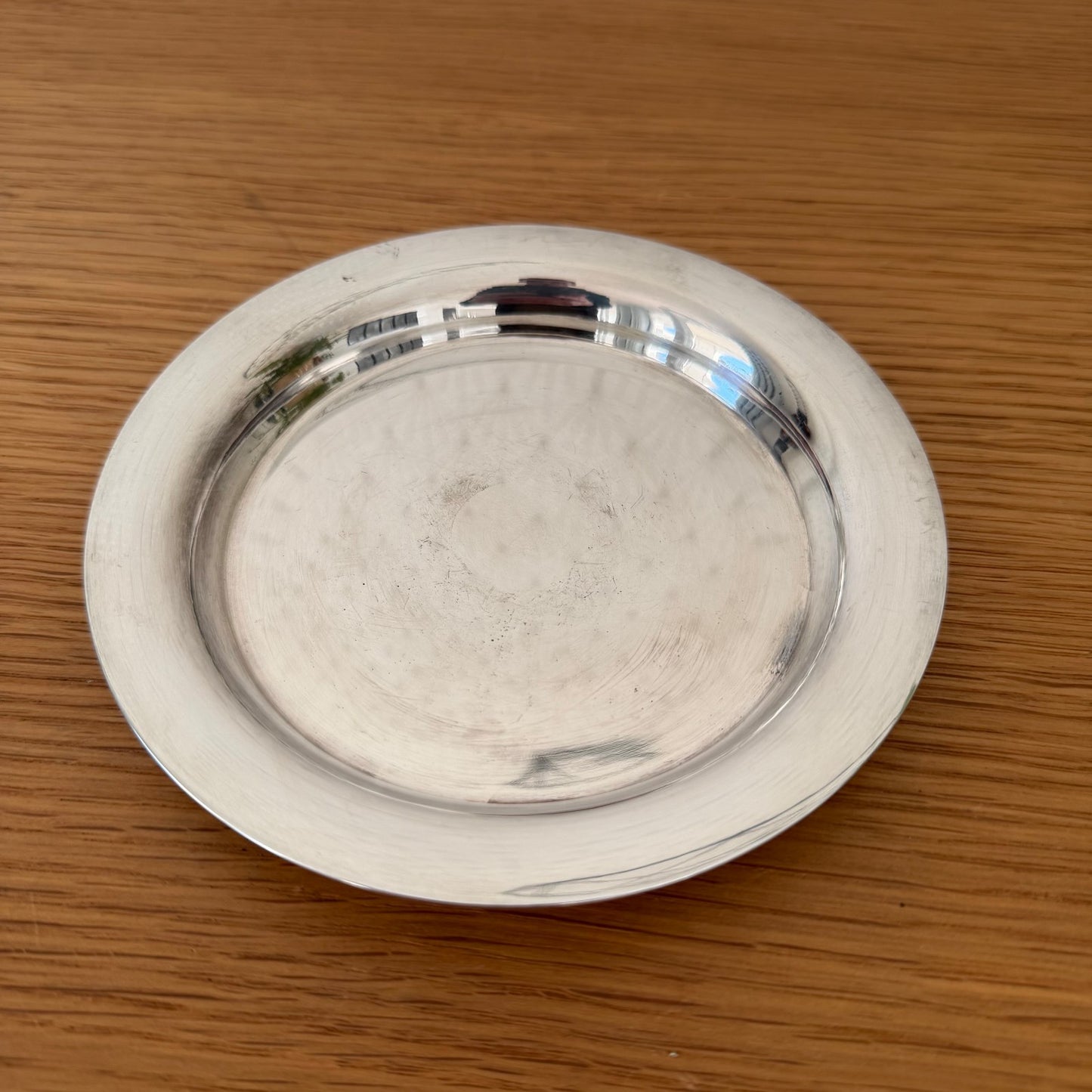 Vintage Christofle Silver Plate Bottle Coaster Wine French 5.5" 0202266 Christofle