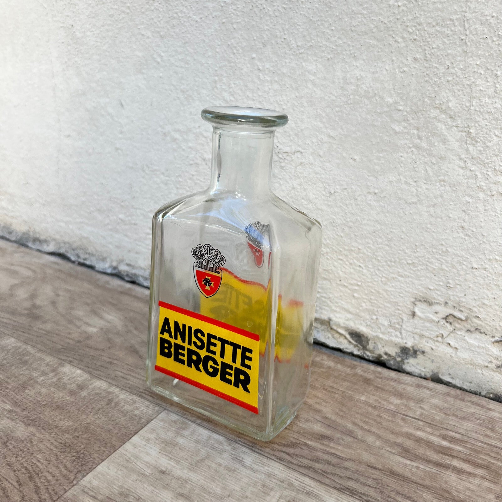 French Anisette Berger Glass Carafe Vintage Apothecary Bottle 1309223 Berger
