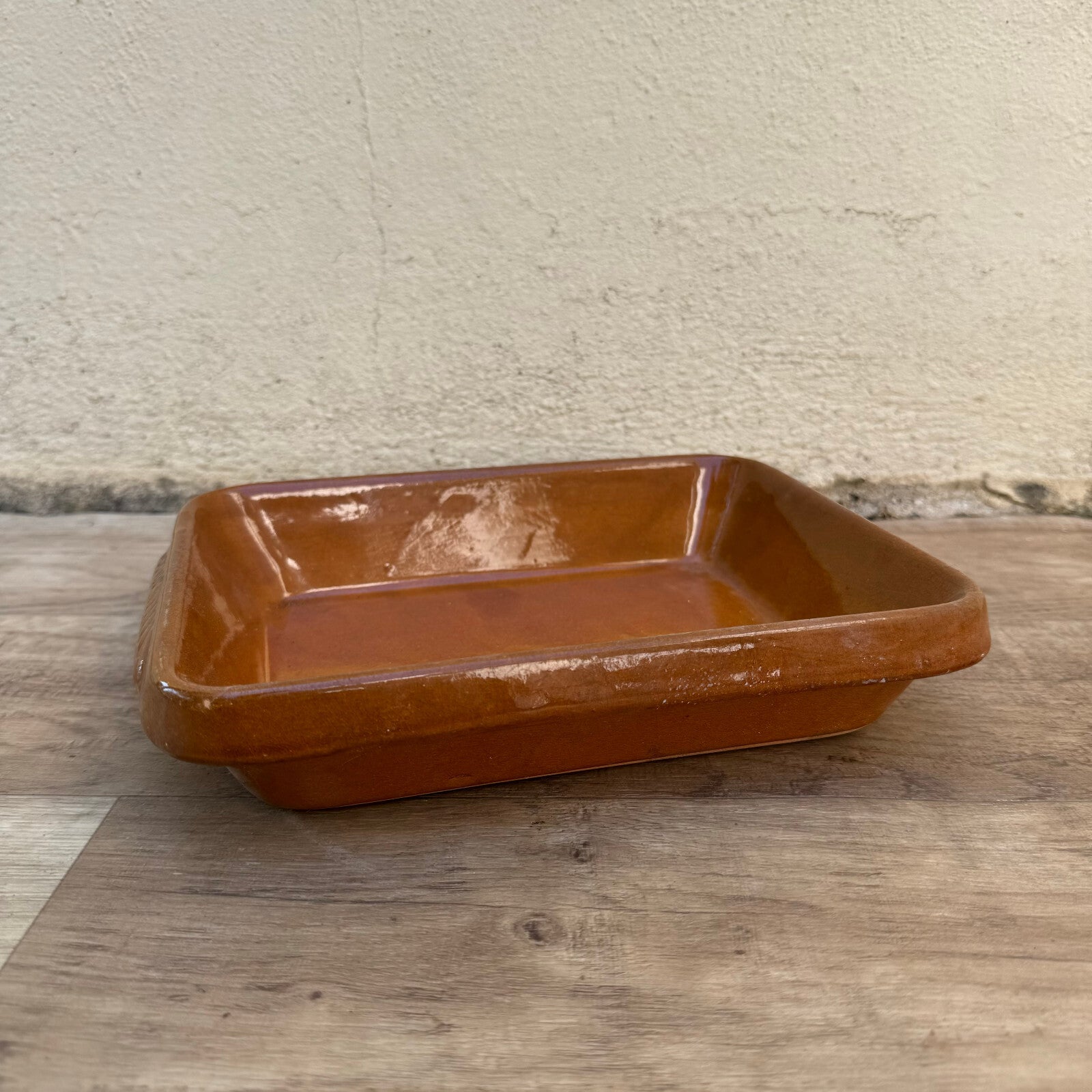 French Gratin Dish Digoin Pottery Stoneware Bakeware Vintage 02082422 Digoin