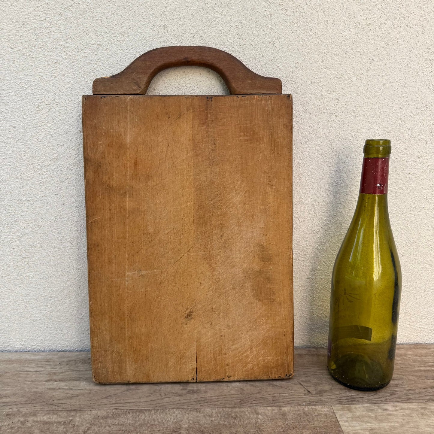 ANTIQUE VINTAGE FRENCH BREAD OR CHOPPING CUTTING BOARD WOOD 0707256