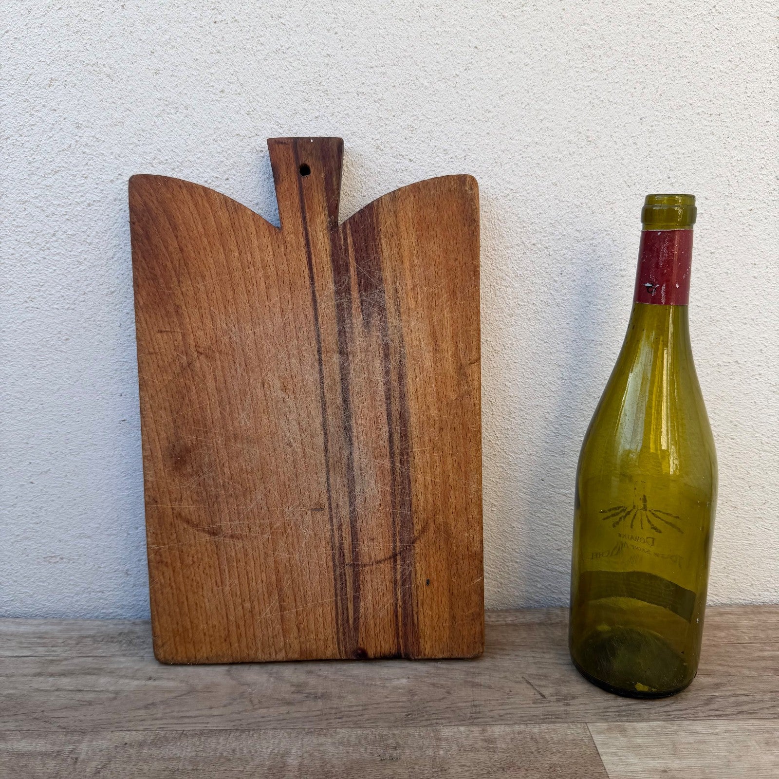 Vintage French Bread Board Wood Cutting Chopping Kitchen Rustic 1103261 Antique