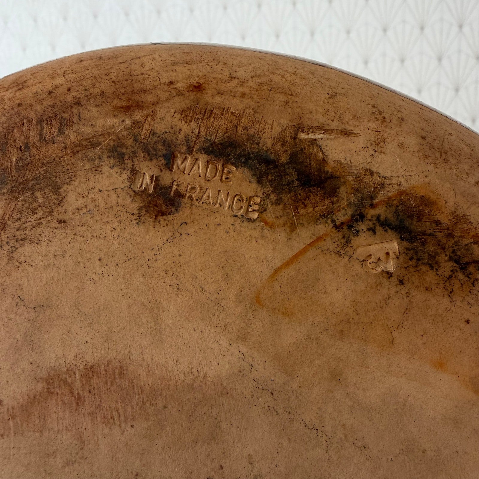 Vintage French Stoneware Gratin Dish Oval Rustic Pottery Terrine 1506269 Fleamarketfrance