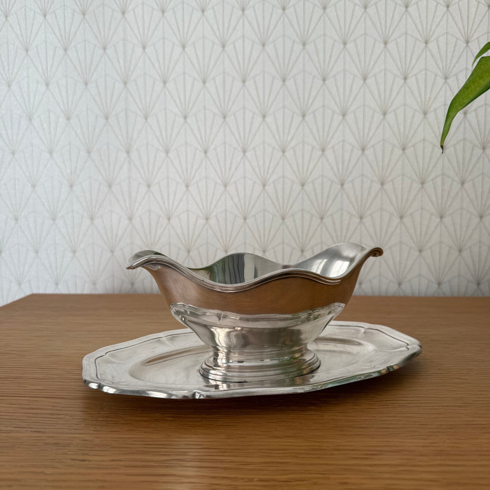 Vintage French Vintage Ercuis Gravy Boat silverplate 1906259 ercuis