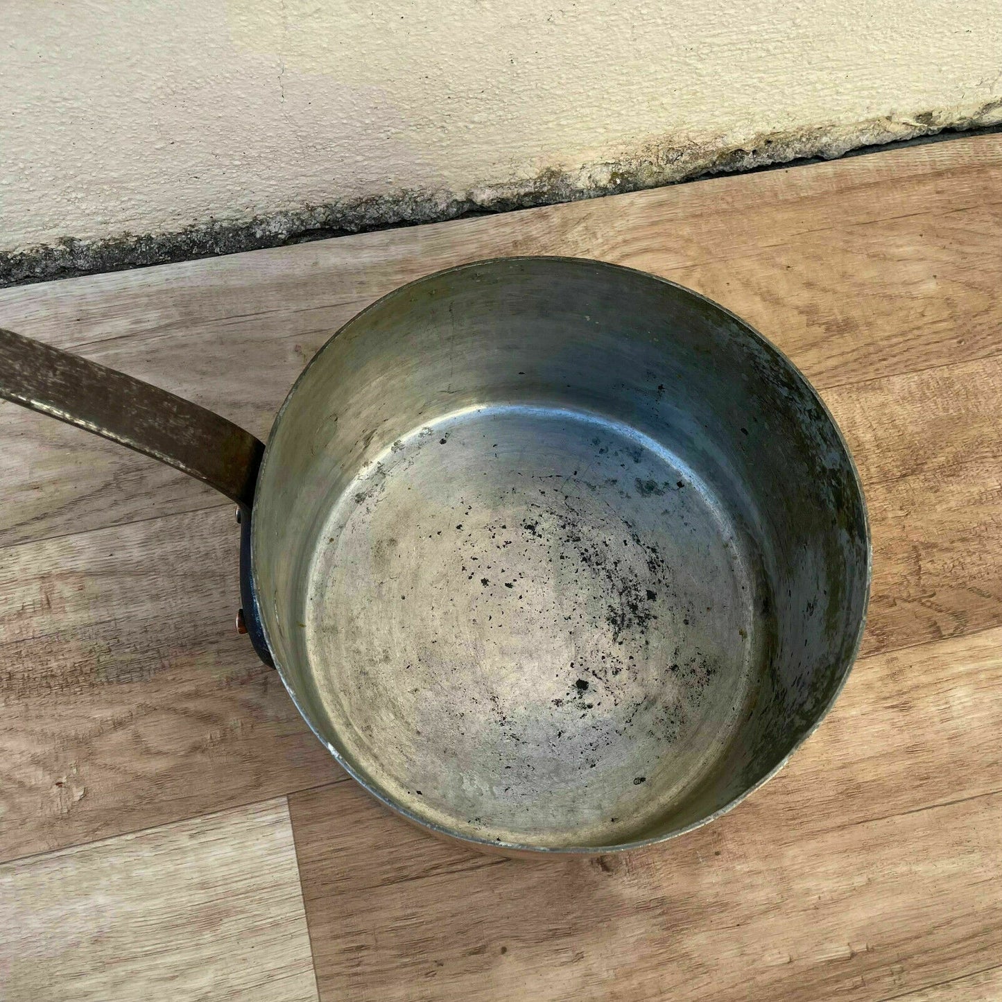 Vintage French Copper Pan hammered DEHILLERIN made in france 2210213 - Fleamarketfrance