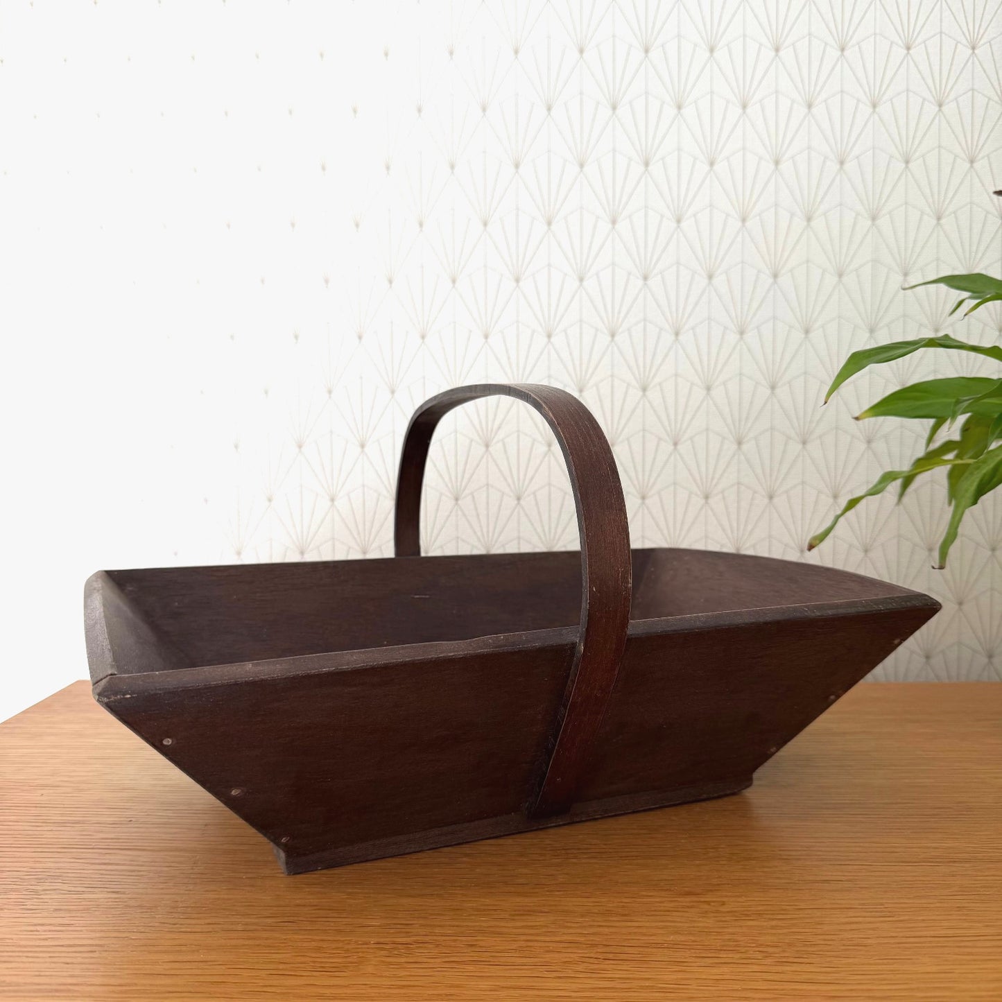 French Wooden Basket market fruits Mushrooms Vintage Wineyard 2010255