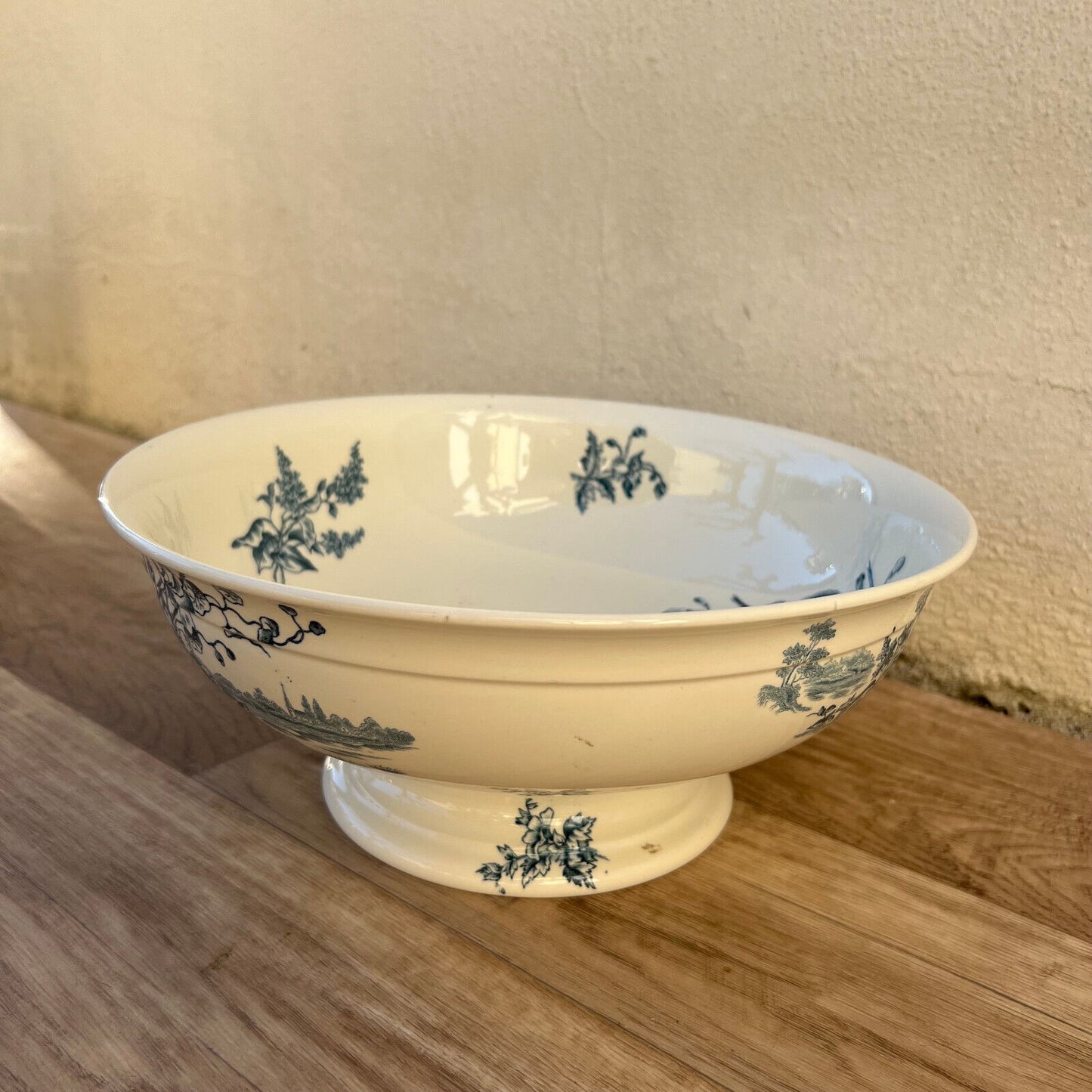 French tureen COTTAGE BF earthenware flowers fruits bowl 2710245 Fleamarketfrance