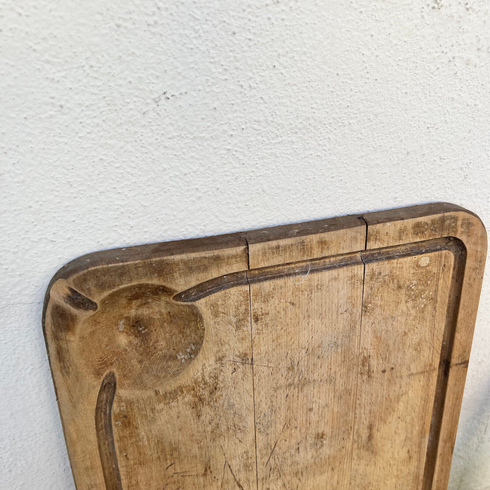 VINTAGE FRENCH BREAD OR CHOPPING CUTTING BOARD WOOD 24112431 - Fleamarketfrance