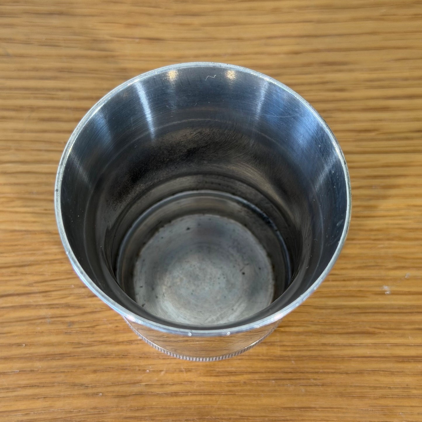 Christofle Silverplate Timbale Cup Engraved Olivier French Silver 2201263 Fleamarketfrance : French vintage and antique decor