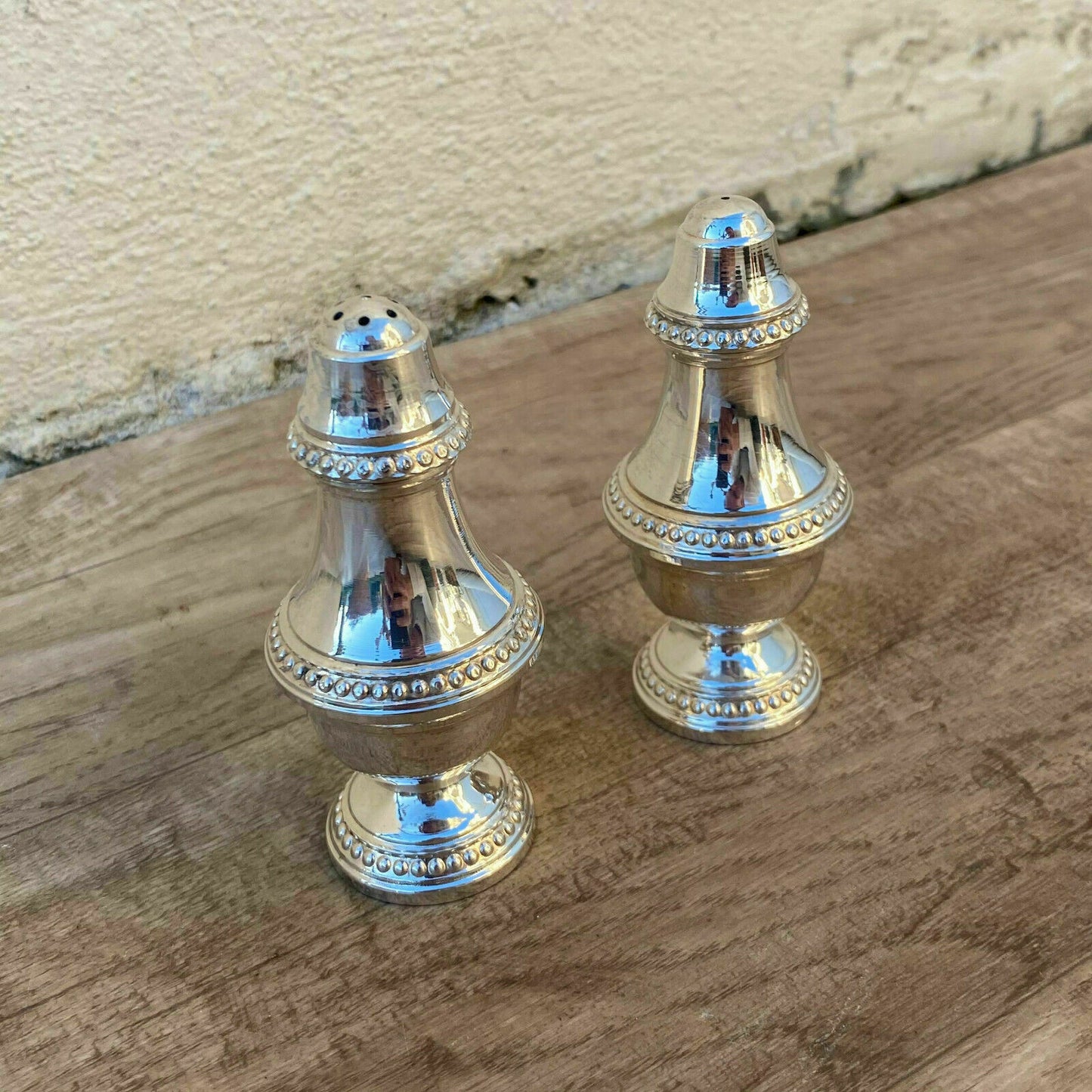 French Silver Cruet Set Salt Pepper Shakers Vintage Farmhouse 27122011 Does Not Apply