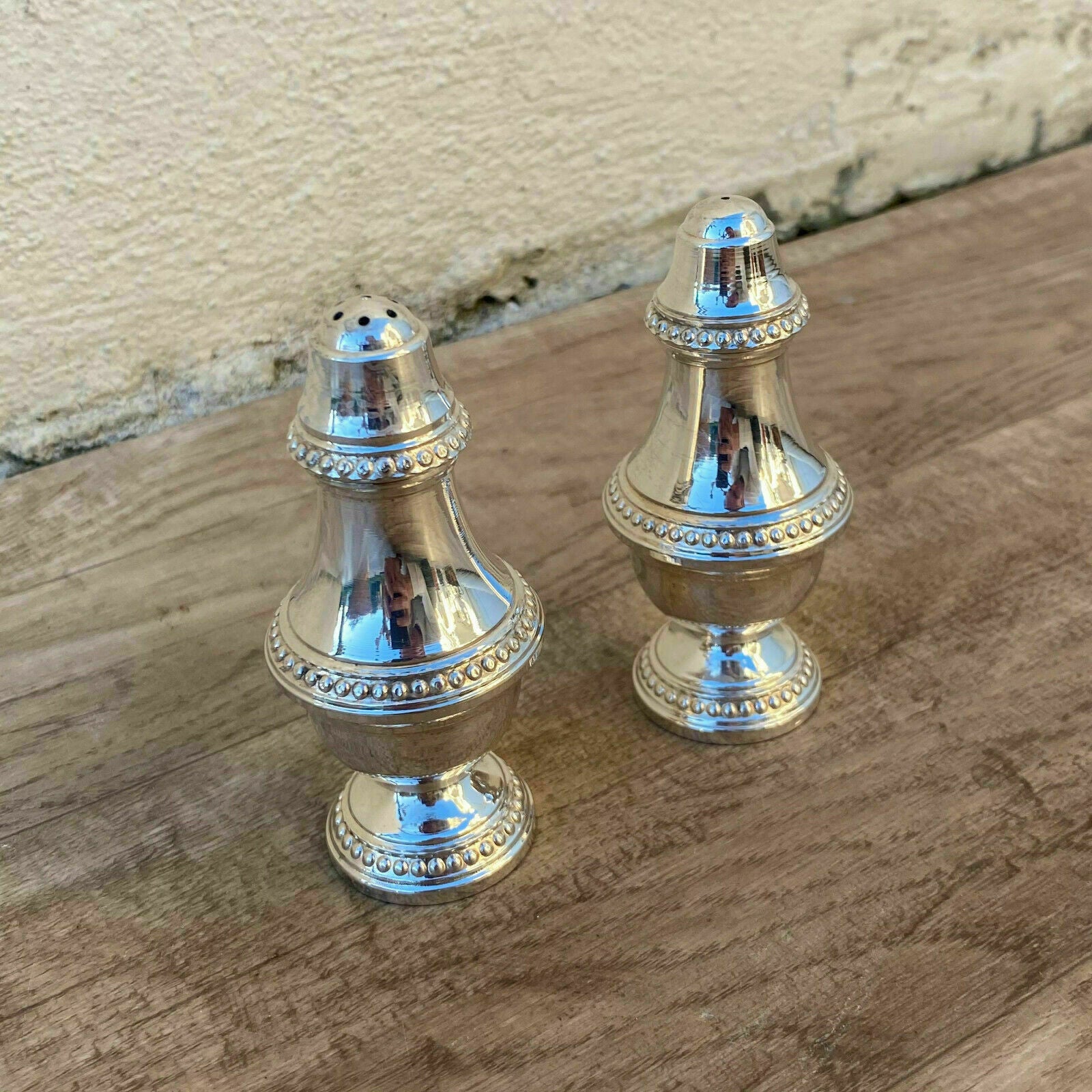 French Silver Cruet Set Salt Pepper Shakers Vintage Farmhouse 27122011 Does Not Apply