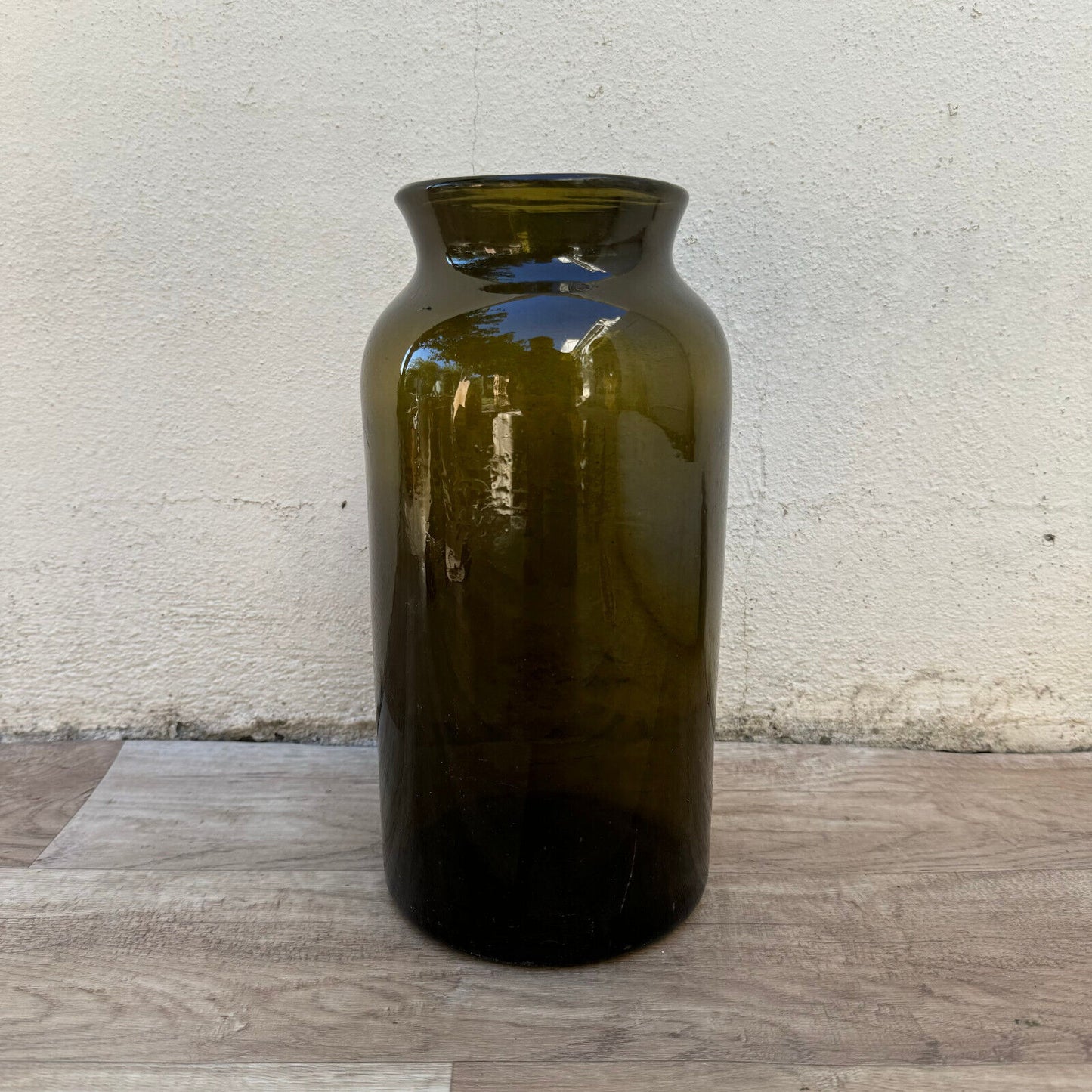 Dark Green Glass French Storage/Preserving Truffles Bottle Jar c1860 2309246 - Fleamarketfrance