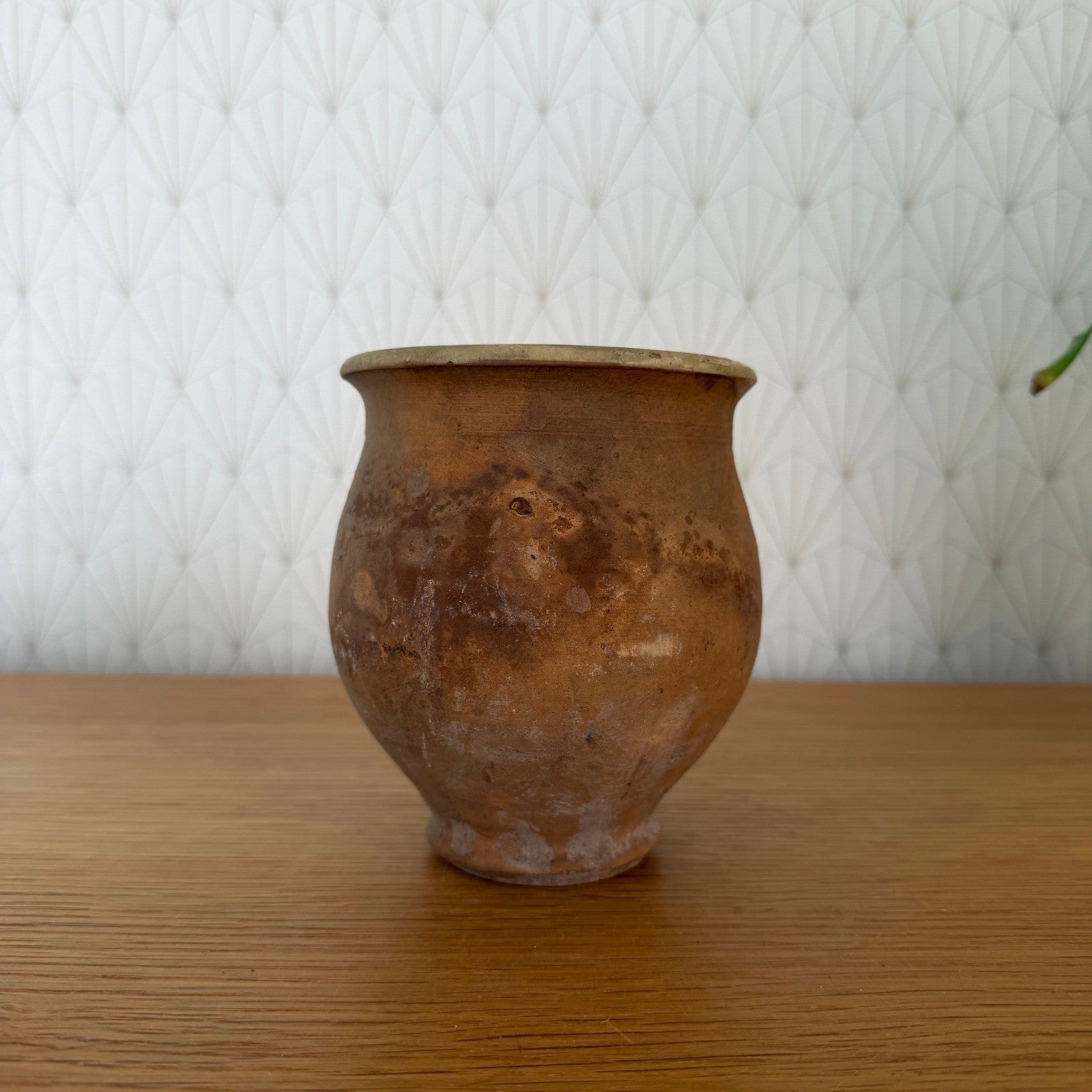 Antique French Terracotta Honey Pot Brown Glazed Jar Circa 1900 20102513 Unmarked
