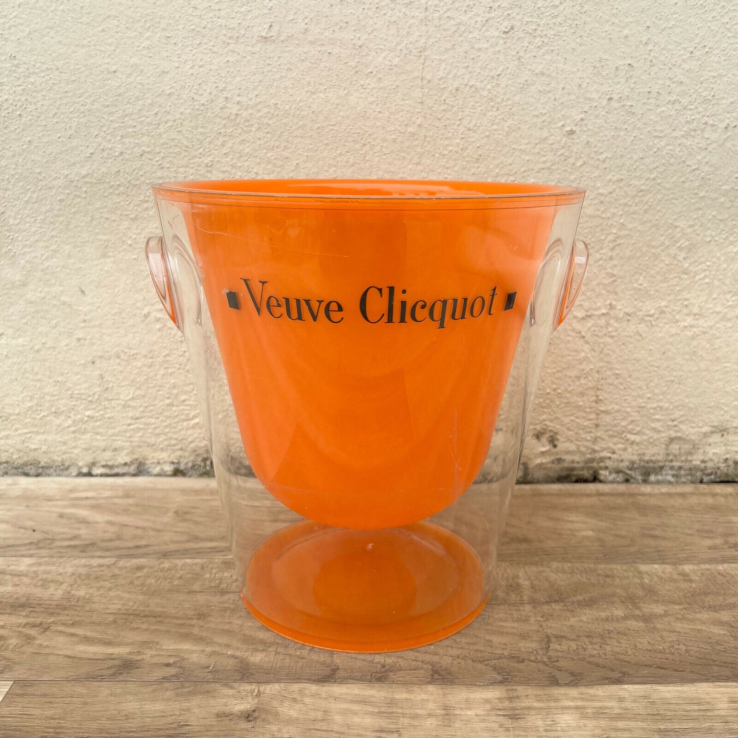 Vintage Orange VEUVE CLICQUOT Champagne Bucket Cooler Basin 23042217 - Fleamarketfrance