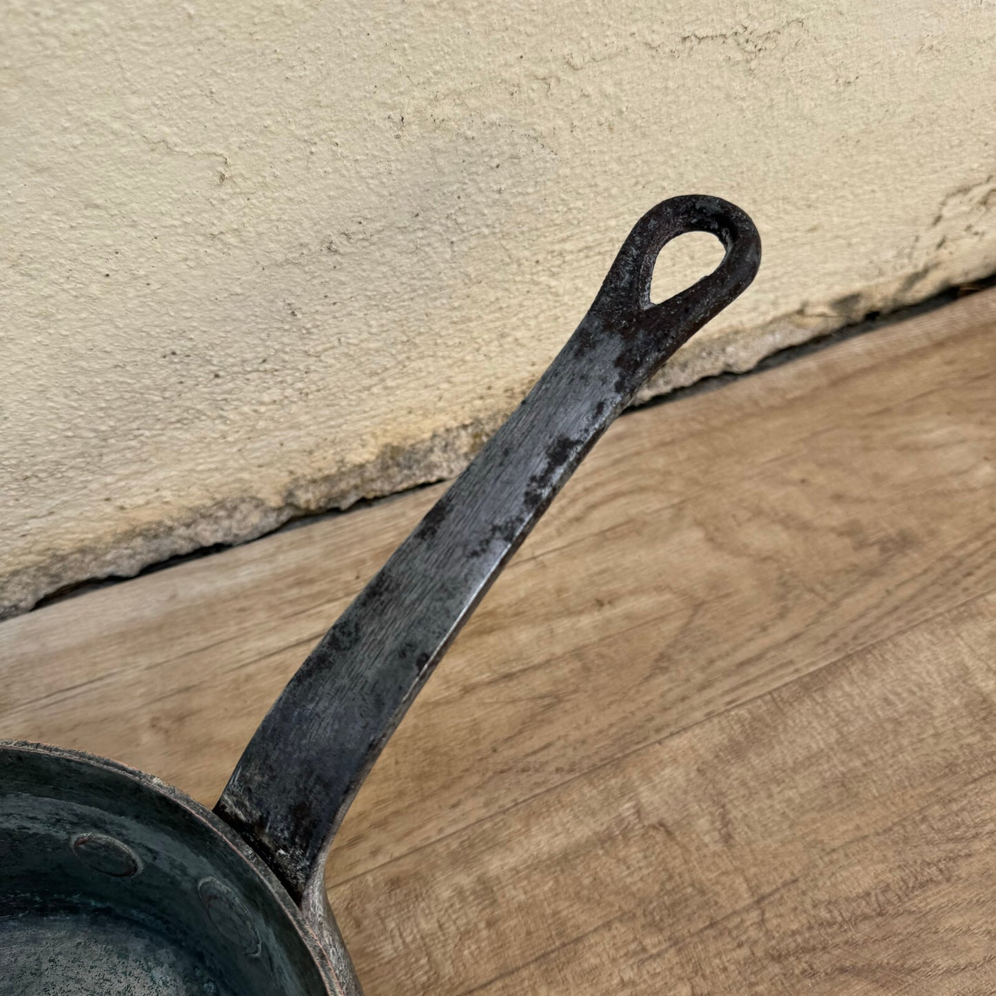 Antique French Copper Pan Tin Lined Windsor Style 19cm Restoration 2107242 Unbranded