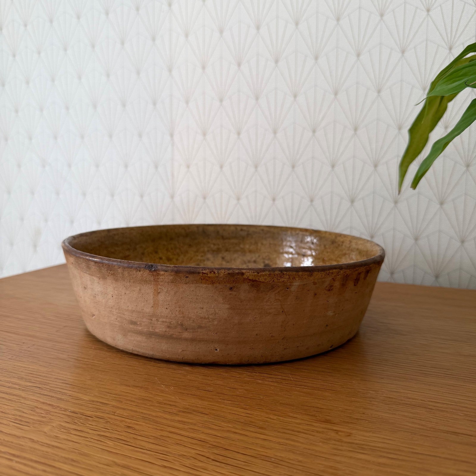 French Terracotta Gratin Dish Handmade Ceramic Bowl Rustic Pottery 1602268 Unmarked