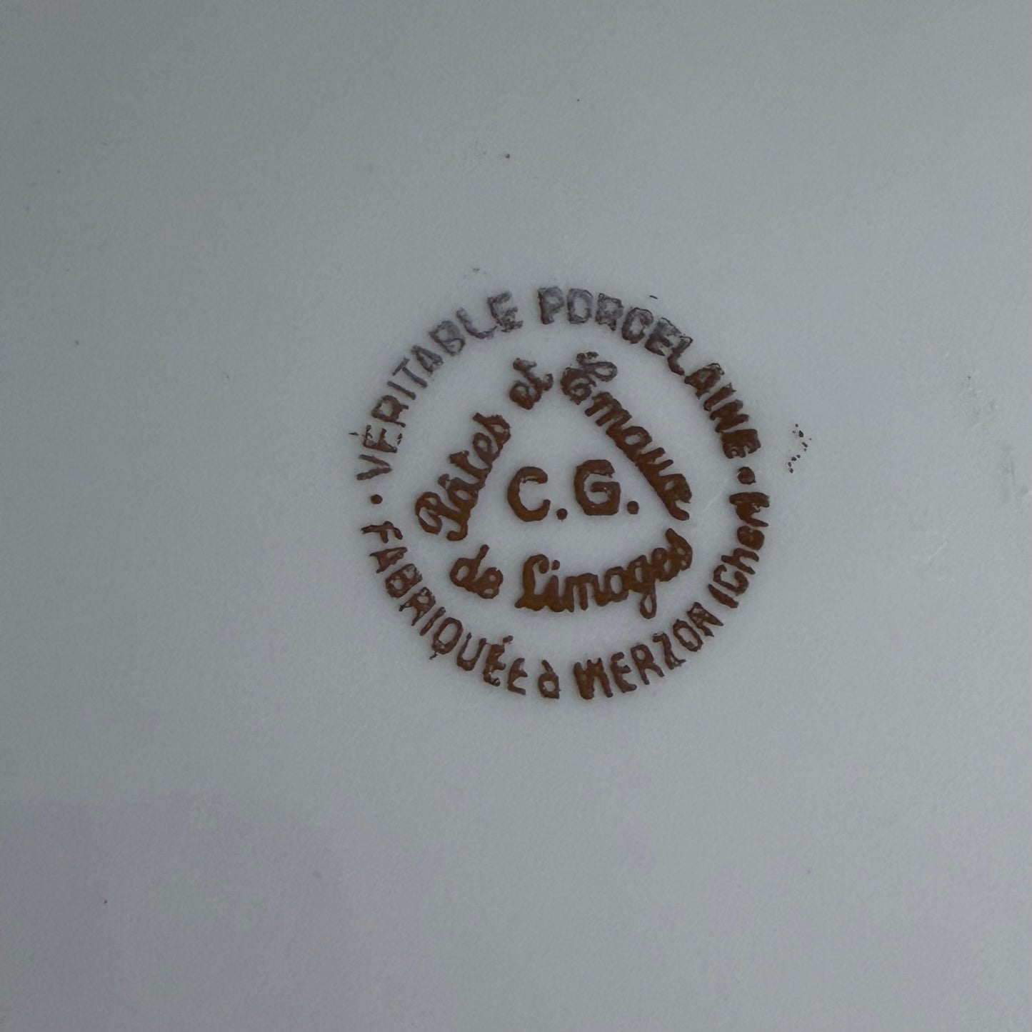 Vintage French Vintage set of 12 Fish Porcelain Dinner Plates tray 2710254