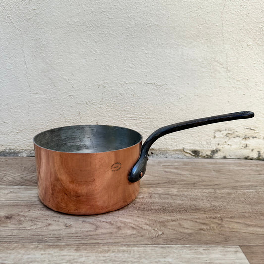 French Copper Saucepan Matillon Tinned Interior Vintage Cookware 0211233 Unbranded