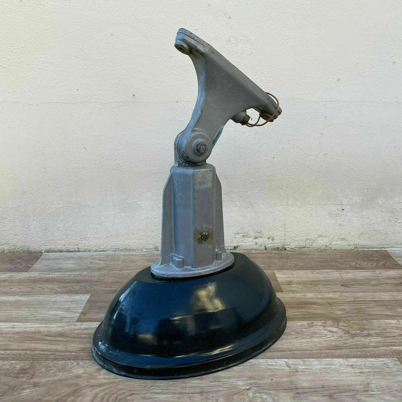 French Industrial Enamel Wall Light 1950s Vintage Loft Decor 25114196 Unbranded