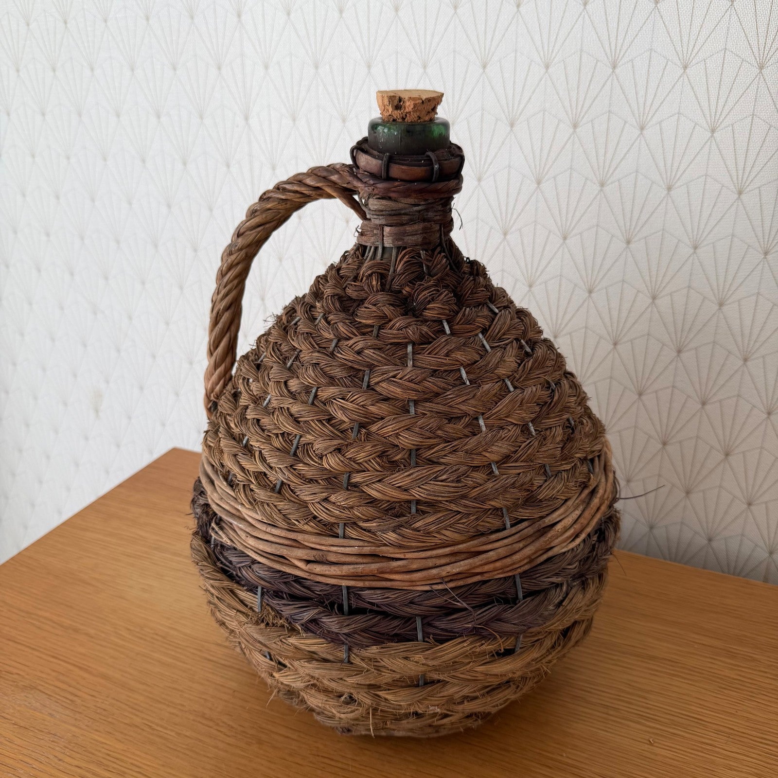 French Dame Jeanne Demijohn Rattan Wicker Basket Carboy Bonbonne 2604264 Fleamarketfrance