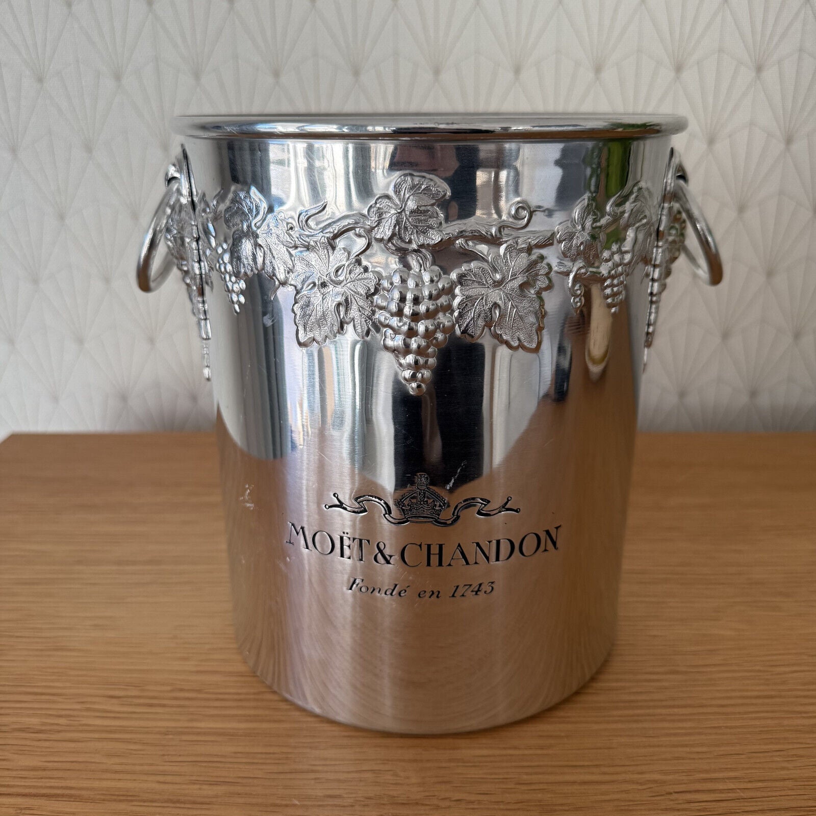 Vintage French small Champagne French Ice Bucket Cooler France MOET 2301251 Fleamarketfrance