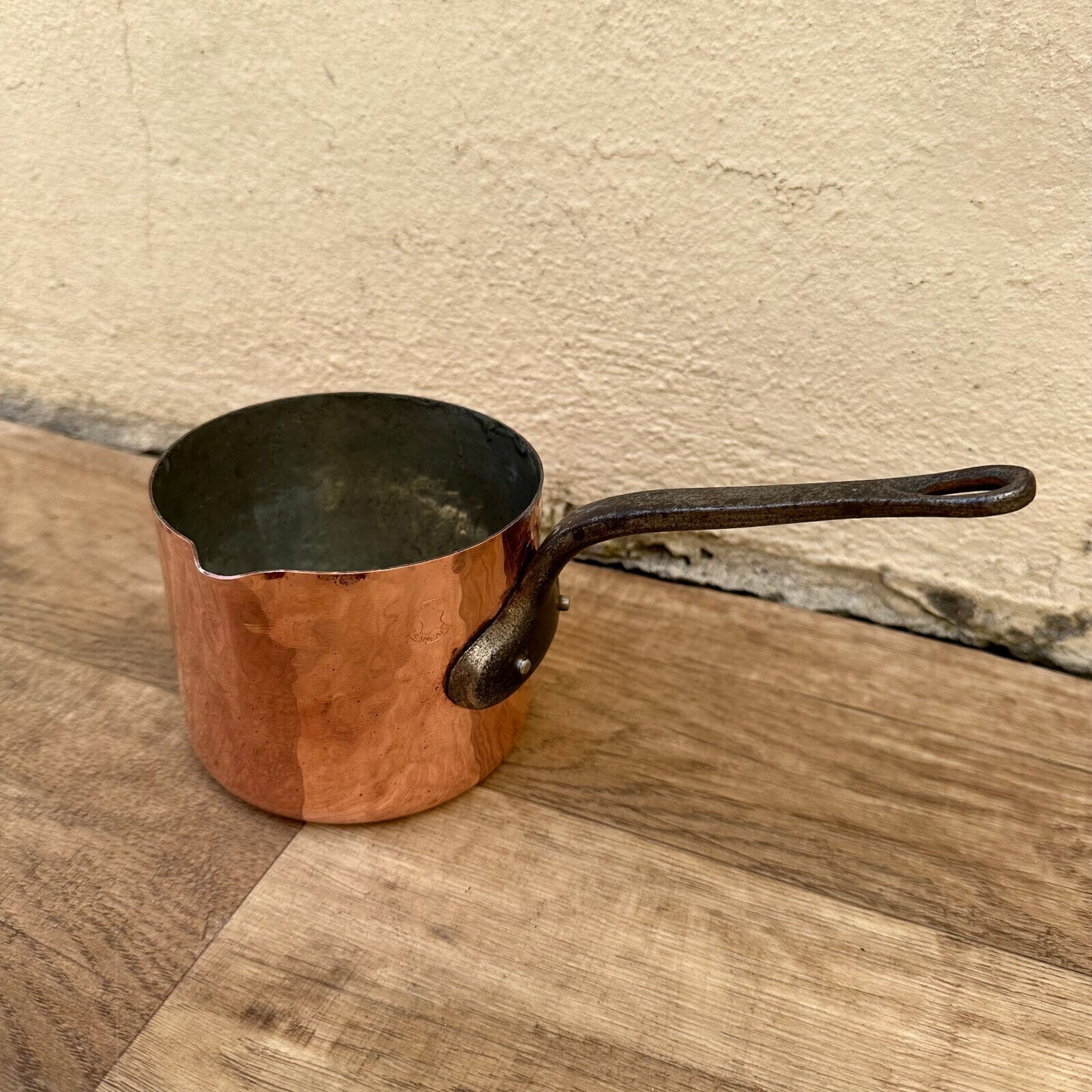 Vintage french copper pan sauce pan made in france 12092414 - Fleamarketfrance