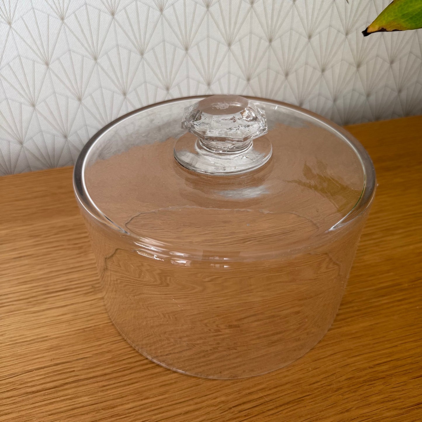 Vintage French Fromage Cheese Cake Glass Bell Garden Cloche Dome Bell 2908253