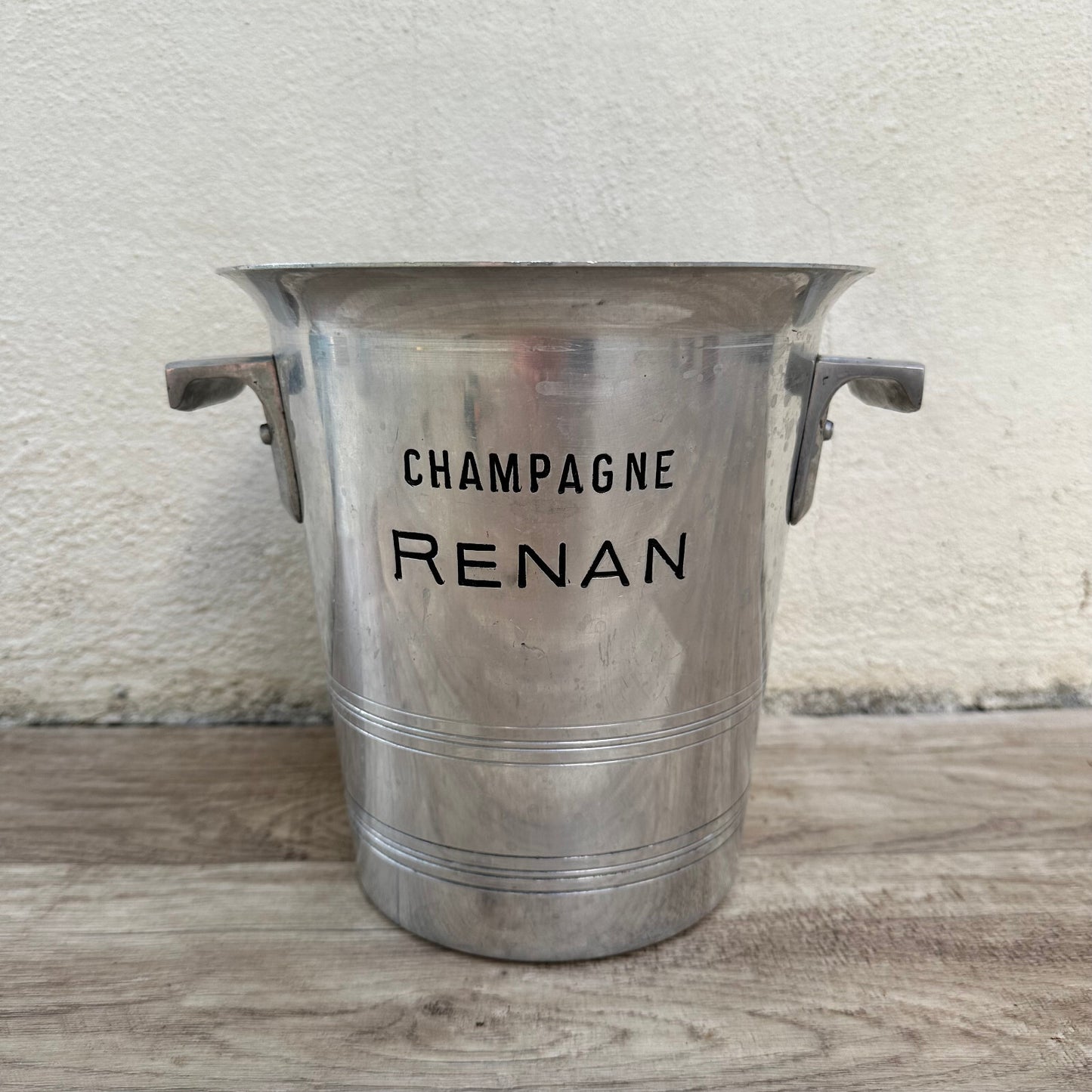 French Champagne Bucket Vintage Aluminum RENAN Wine Ice Cooler 2802253 RENAN