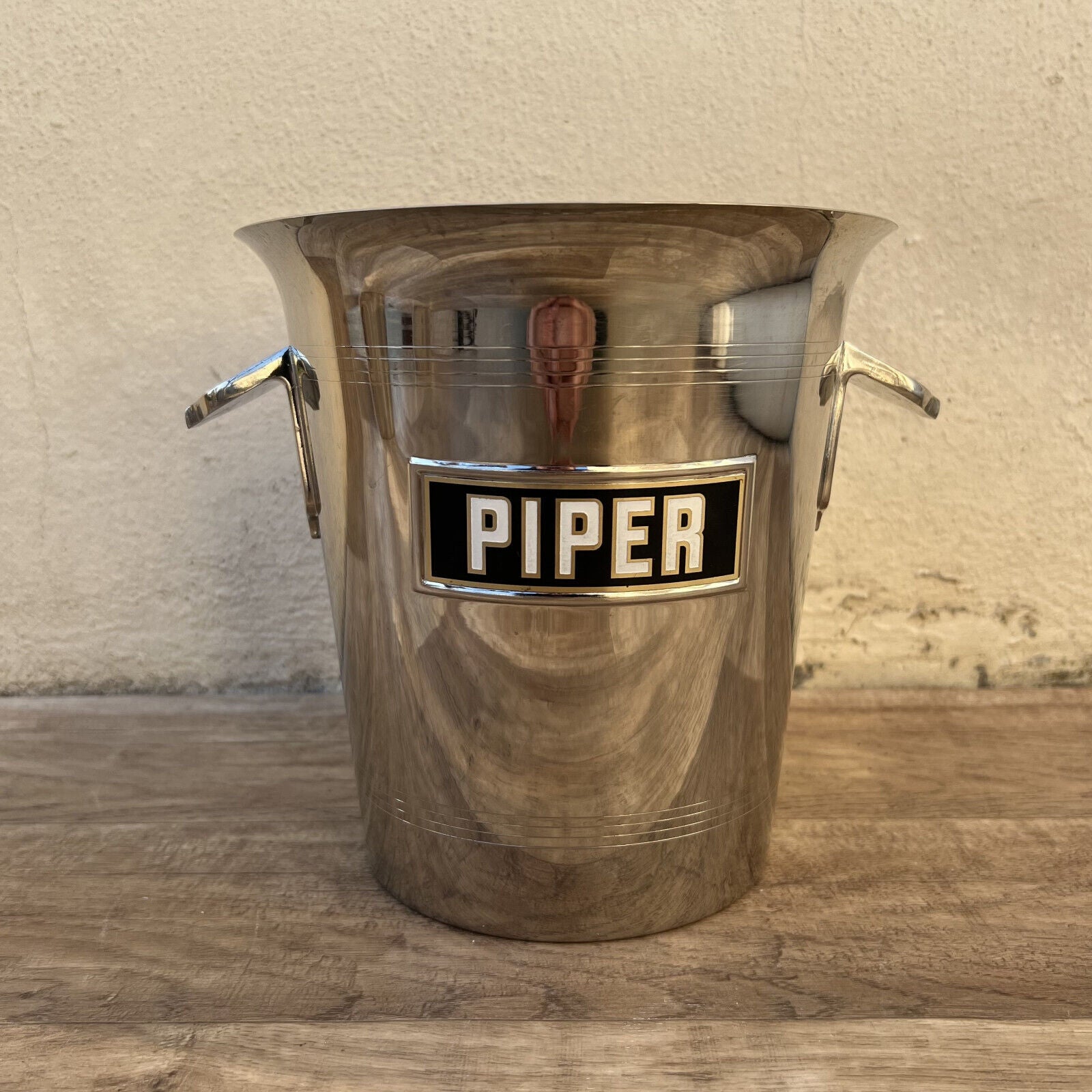 Vintage French Champagne French Ice Bucket Cooler Basin PIPER 0903255 - Fleamarketfrance