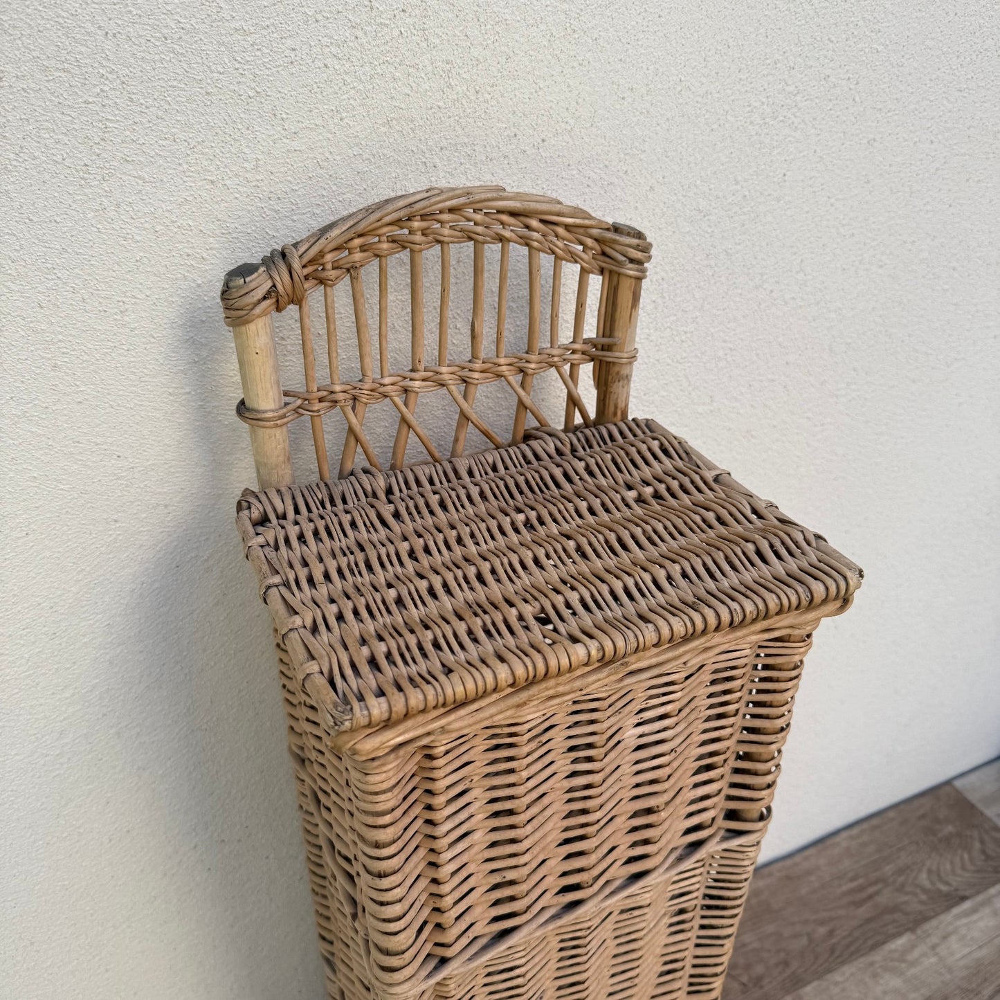 French bread basket wicker rattan storage organizer display bakery 1209255