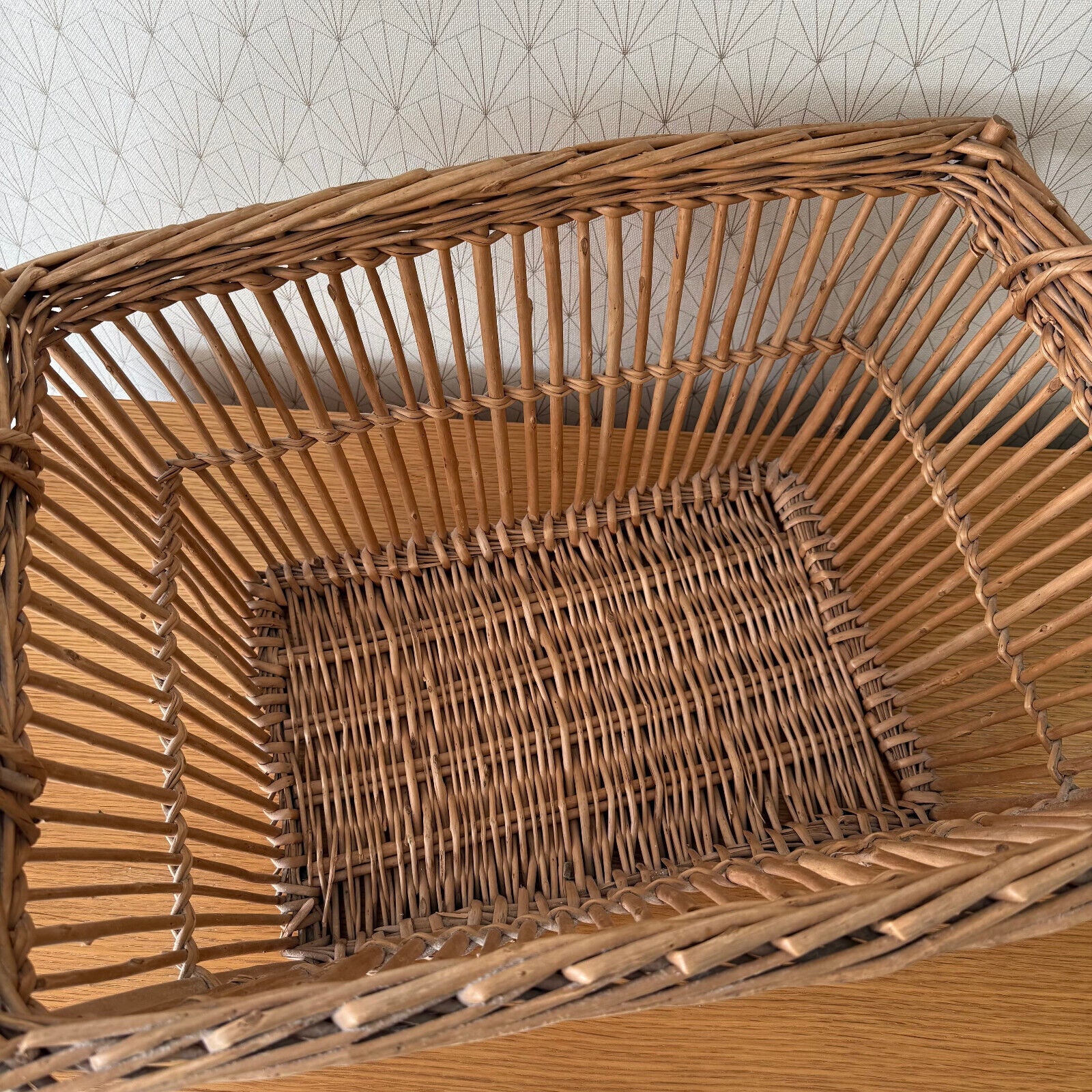 Basket Wicker Rattan Laundry Fruits House vintage french cute 2702254 - Fleamarketfrance