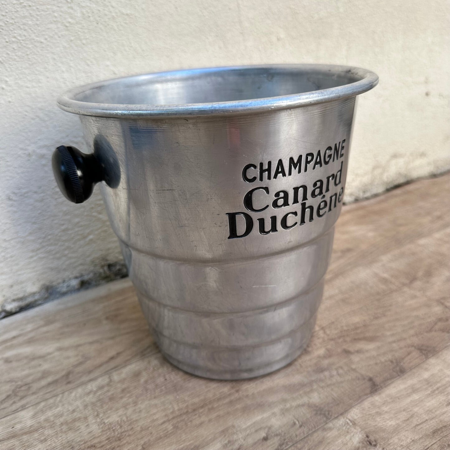 Vintage French Canard Duchene Champagne Bucket Aluminum Ice Cooler 1002246 Canard Duchêne