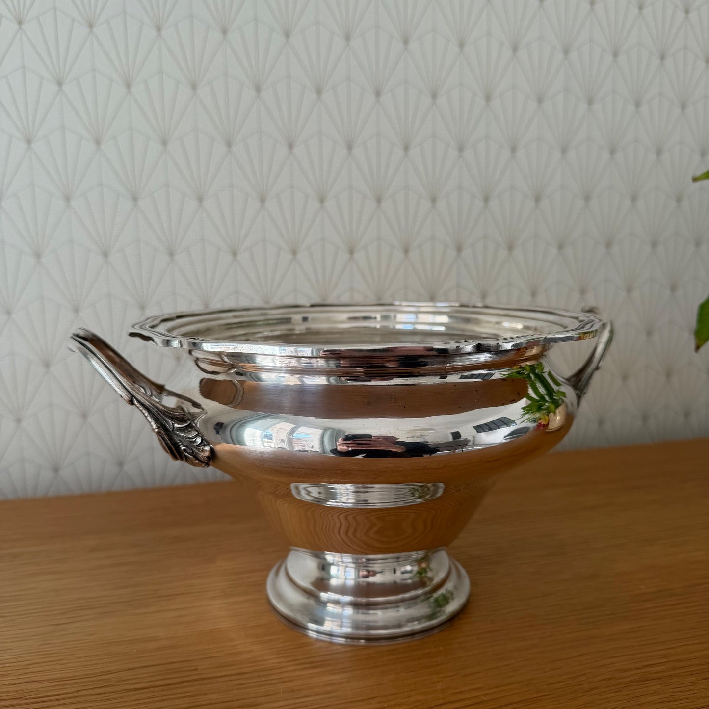 French Silver Plated Tureen Bowl Vintage Silverplate Serving Dish 13012618 Unbranded