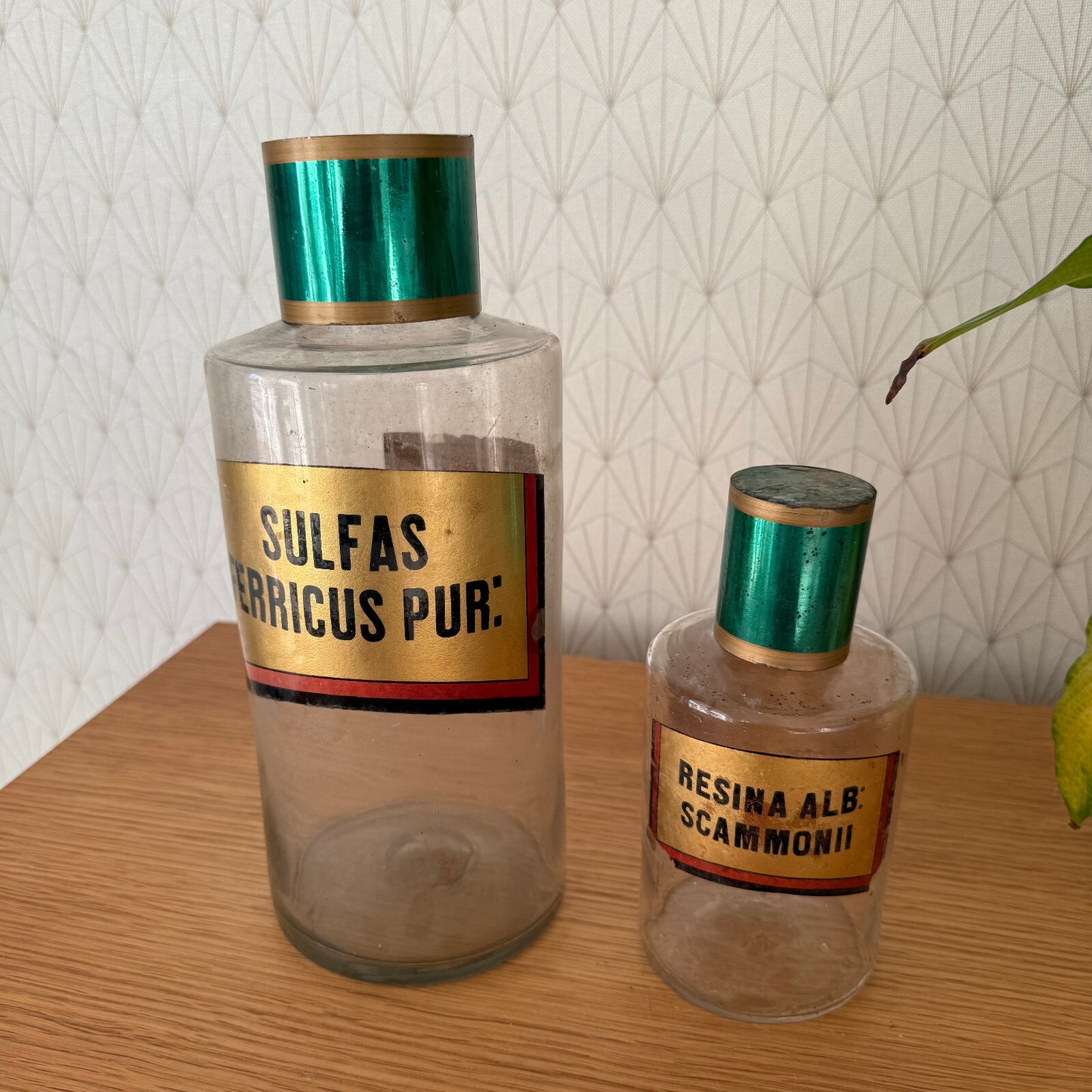 French Apothecary Jars Clear Glass Pharmacy Medicine Bottles 2001252 Fleamarketfrance