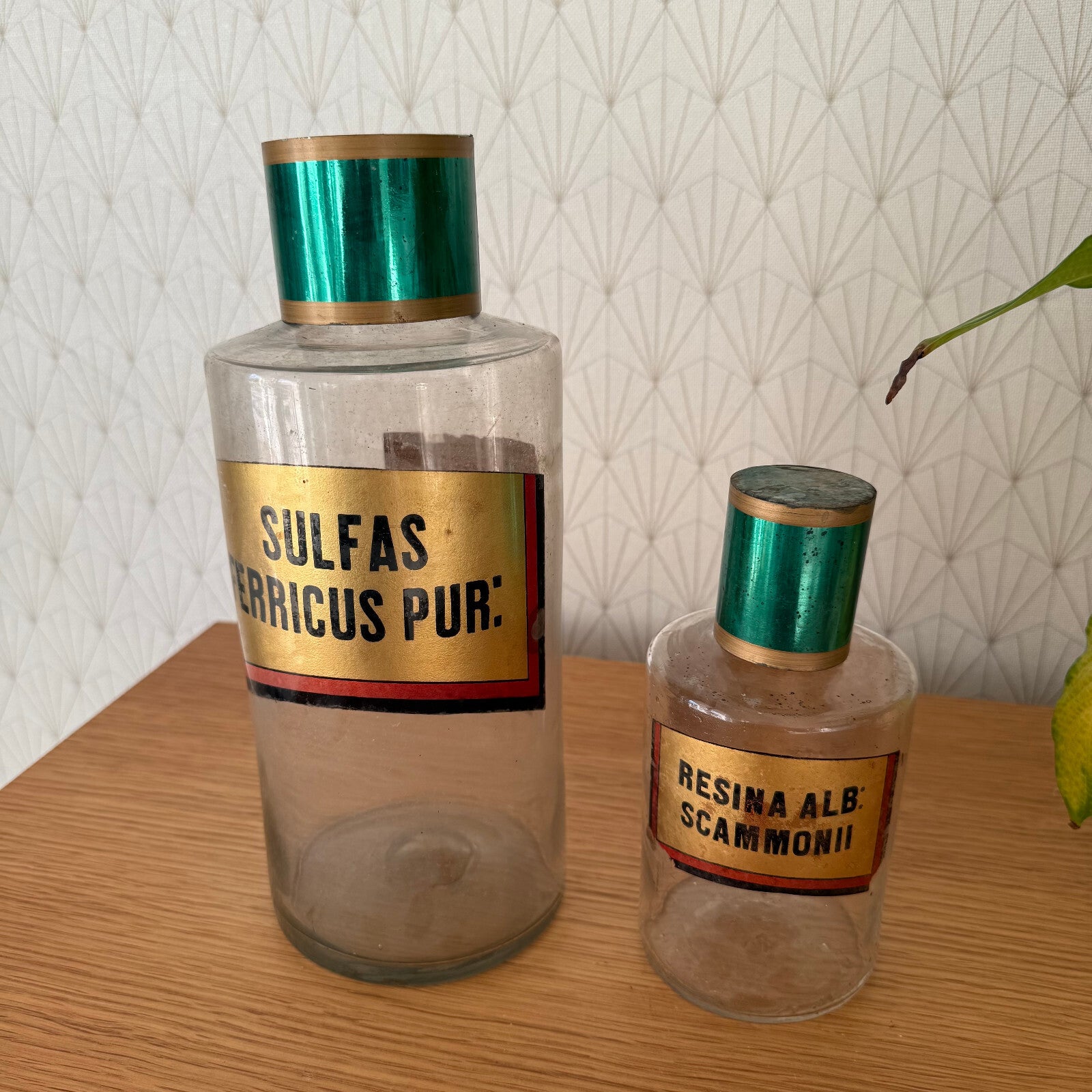 French Apothecary Jars Clear Glass Pharmacy Medicine Bottles 2001252 Fleamarketfrance