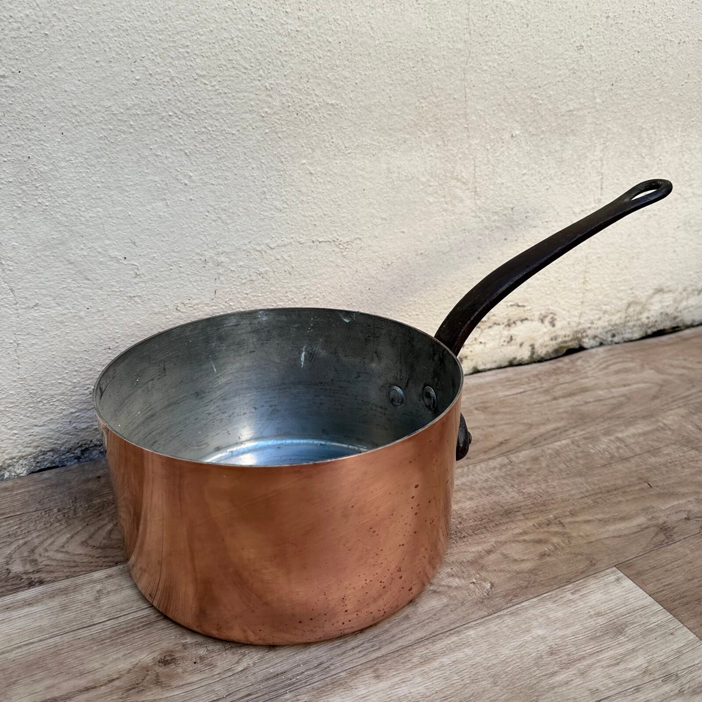 French Copper Saucepan Matillon Tinned Interior 20.5cm Vintage 0211236 Unbranded