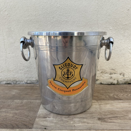 Vintage Veuve Clicquot Ice Bucket French Champagne Cooler Aluminum 12092422 Veuve Clicquot