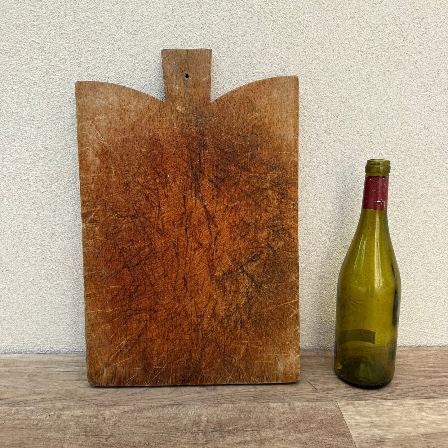 ANTIQUE VINTAGE FRENCH BREAD OR CHOPPING CUTTING BOARD WOOD 0707253