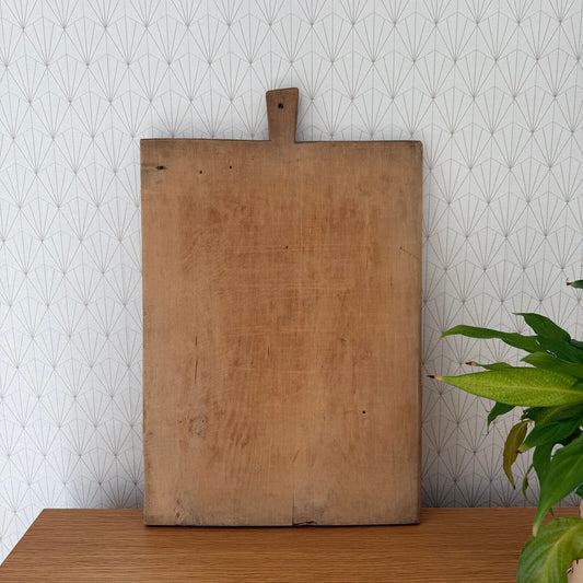 ANTIQUE VINTAGE EUROPEAN BREAD OR CHOPPING CUTTING BOARD WOOD 0902255 - Fleamarketfrance