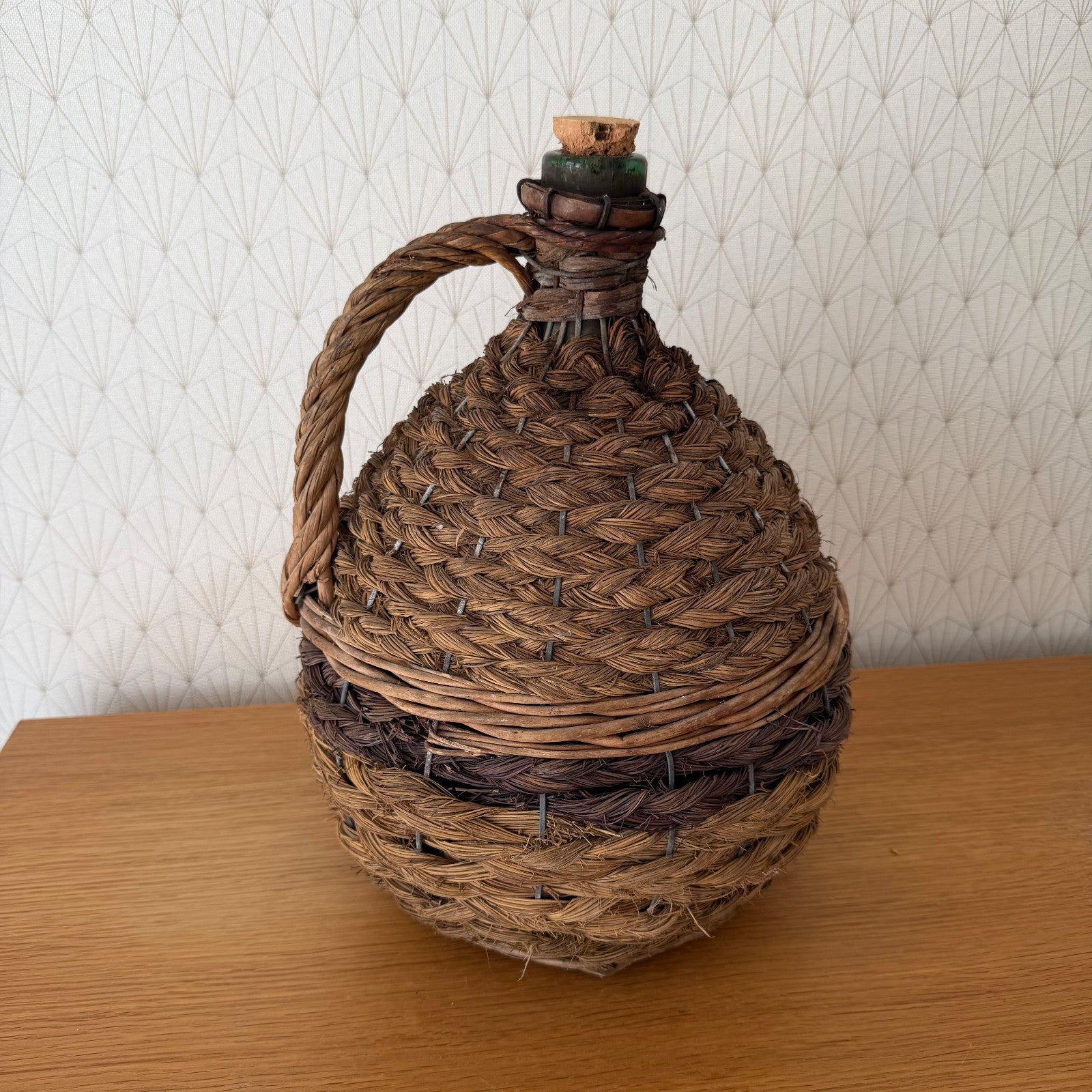 French Dame Jeanne Demijohn Rattan Wicker Basket Carboy Bonbonne 2604264 Fleamarketfrance