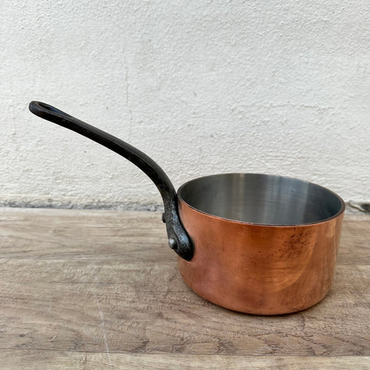 French Copper Saucepan Tin Lined Dehillerin Professional Cookware 20062414 Unbranded