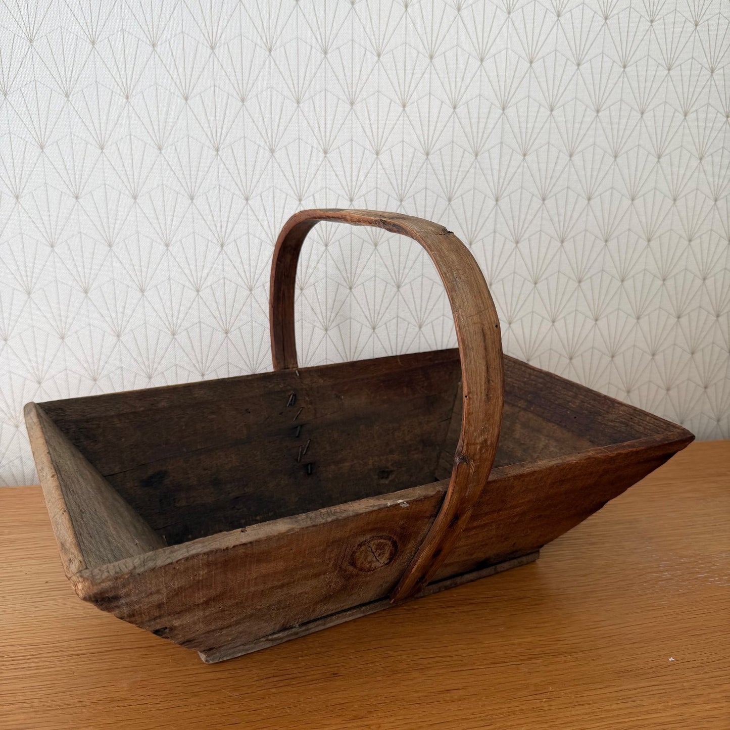 French Wooden Garden Trug Vintage Harvest Basket Rustic Antique 1908266 Fleamarketfrance