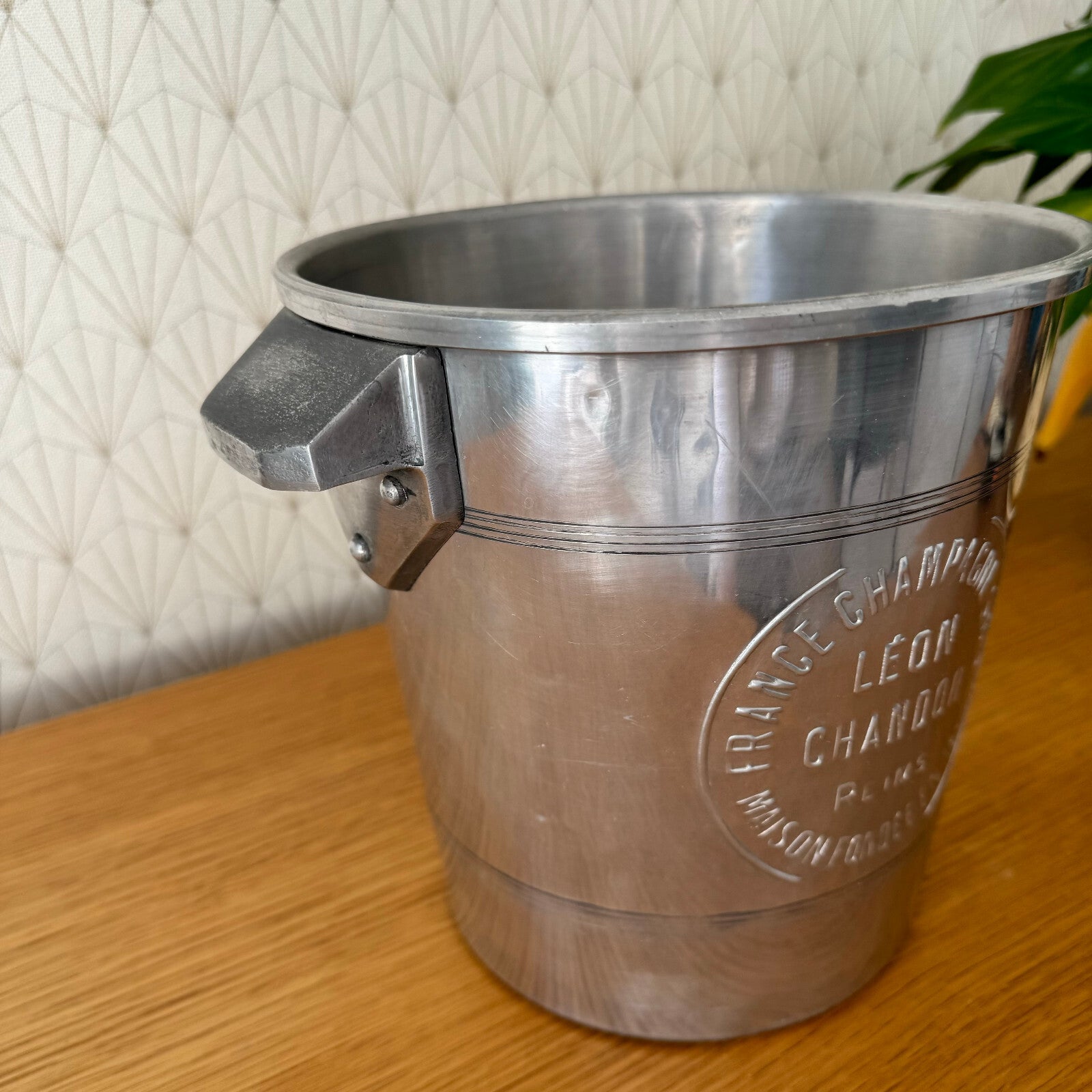 French Champagne Ice Bucket Leon Chandon Reims Vintage Wine Cooler 1304246 Leon Chandon