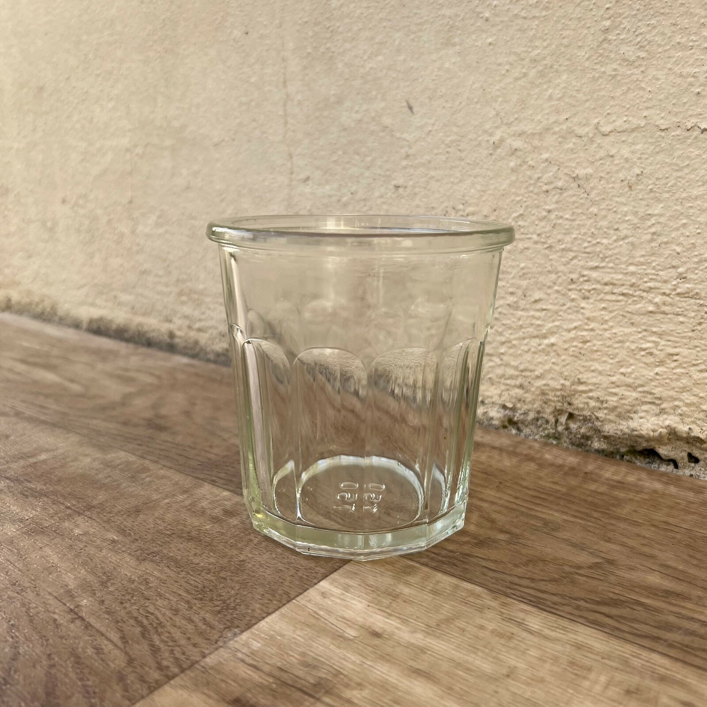 French Faceted Glass Jar Vintage Preserve Pot Container 750ml 0104251 Fleamarketfrance