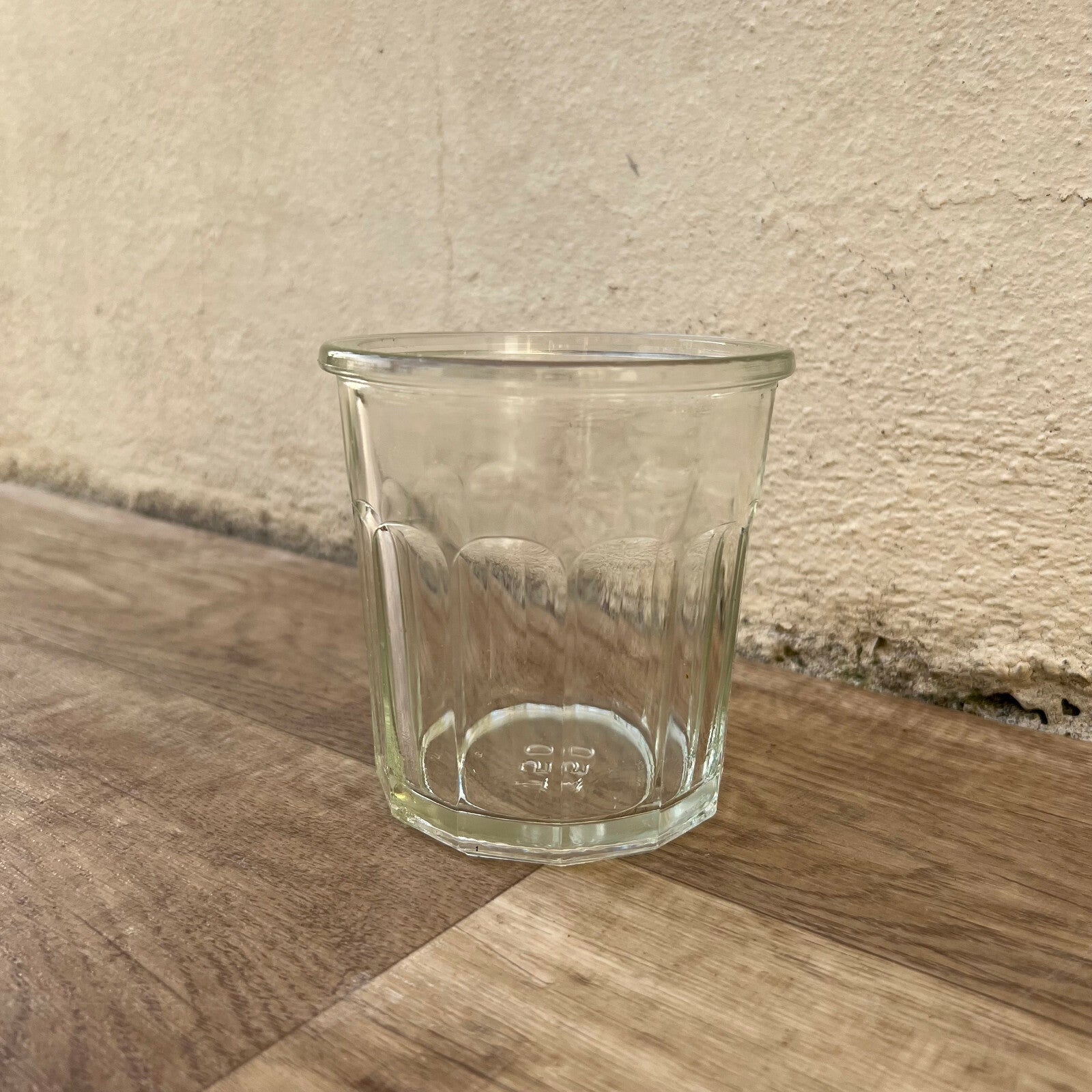 French Faceted Glass Jar Vintage Preserve Pot Container 750ml 0104251 Fleamarketfrance